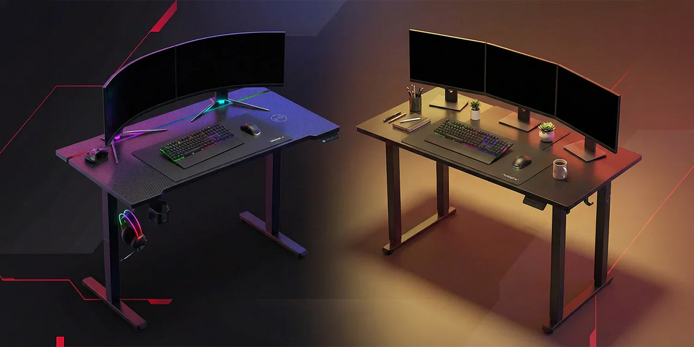 Biurko gamingowe na 2 czy na 4 nogach - które wybrać?