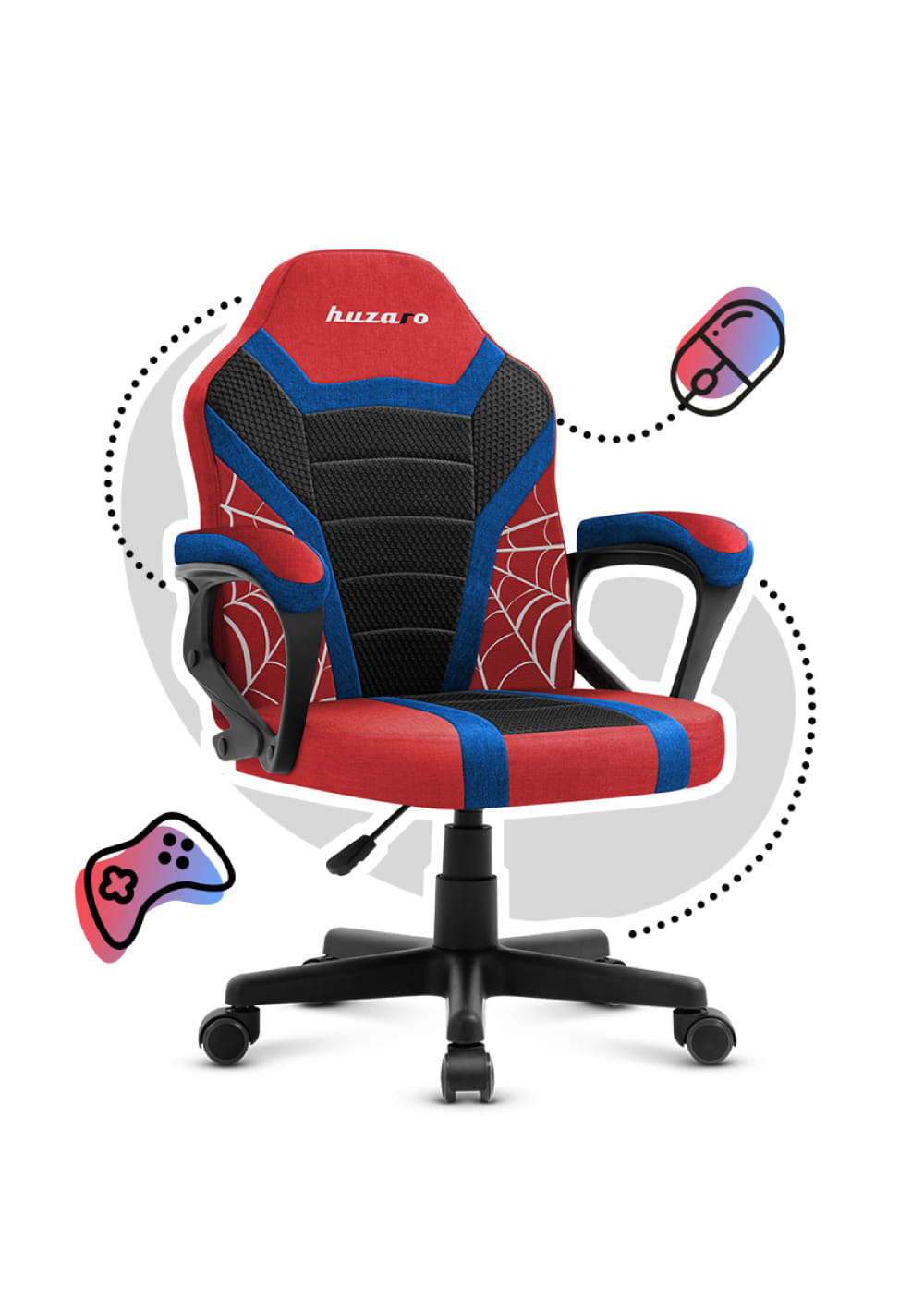 Huzaro Ranger 1.0 Spider Mesh Gaming-Stuhl für Kinder