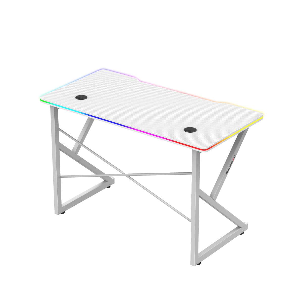 Huzaro Hero 1.7 RGB LED Weißer Gaming-Tisch