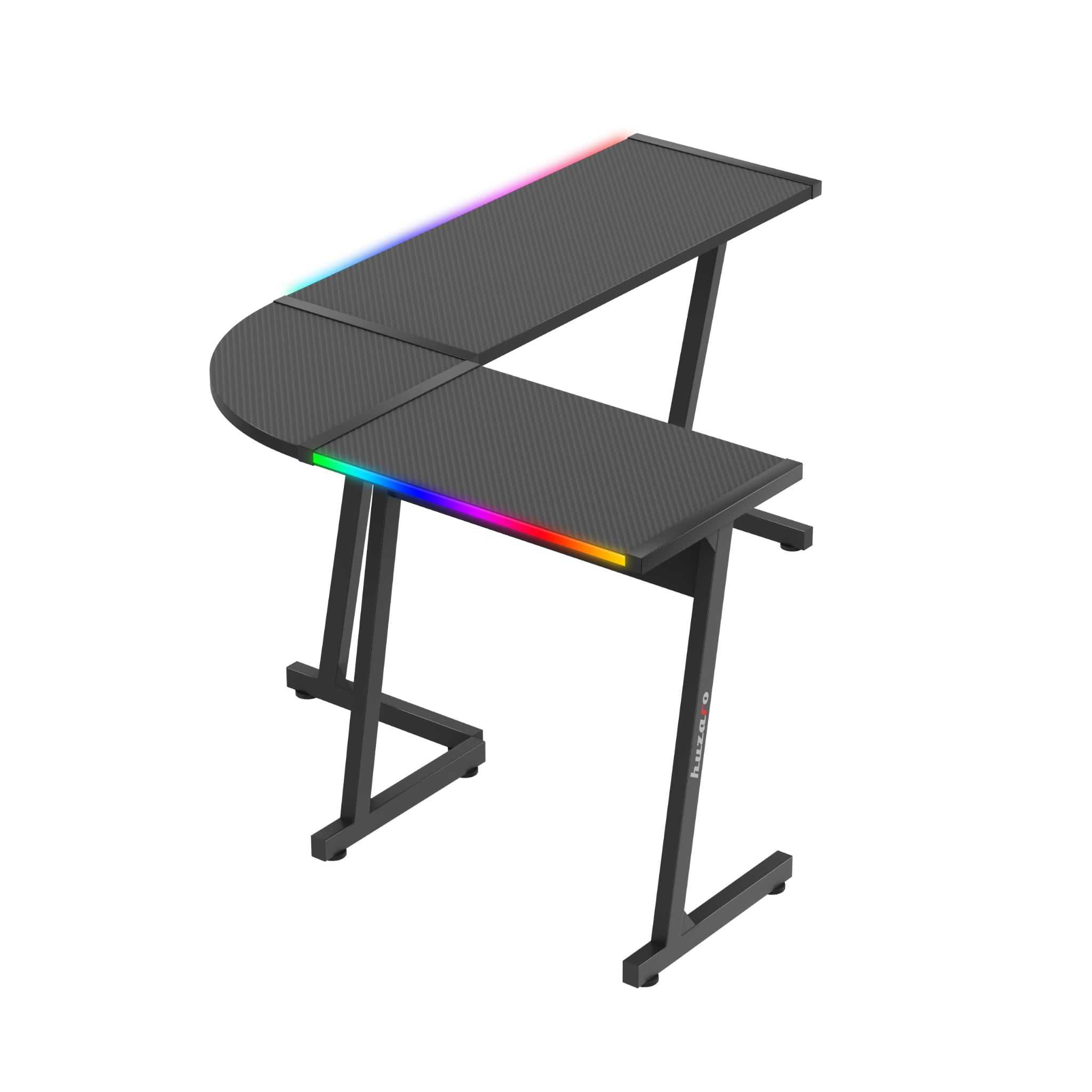 Huzaro Hero 6.0 RGB schwarz Eck-Gaming-Tisch