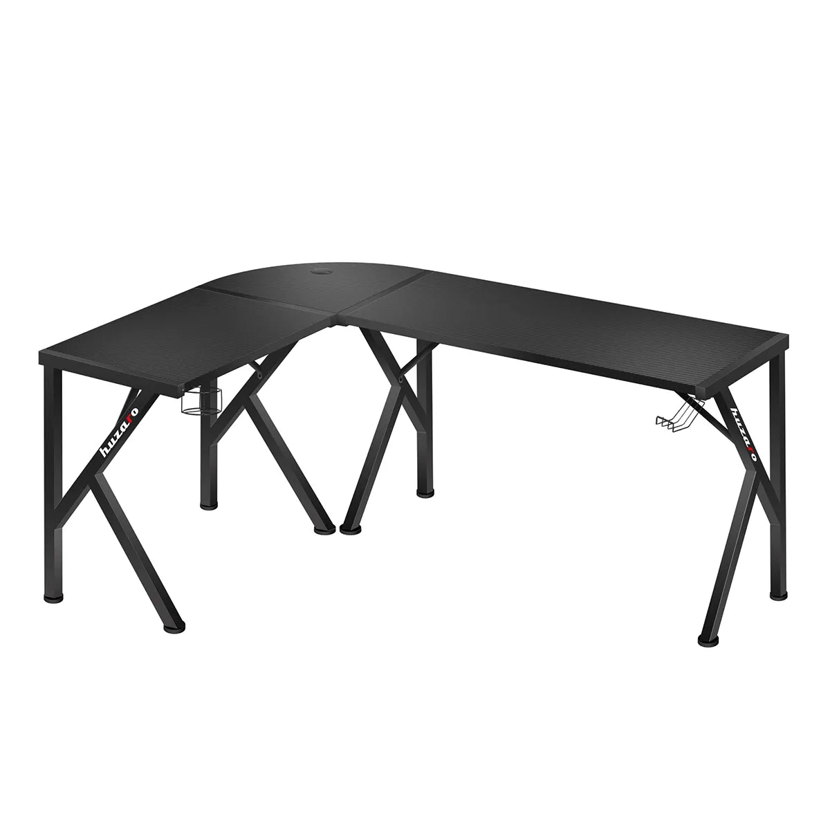 Huzaro Hero 6.3 Eck-Gaming-Schreibtisch schwarz