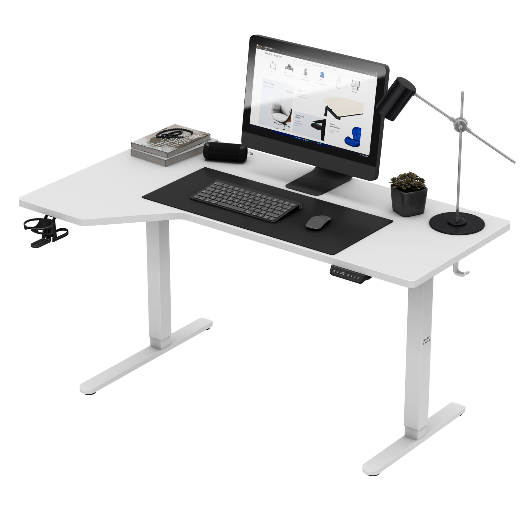 Mark Adler Leader 9.1 Weiß Elektrischer Schreibtisch