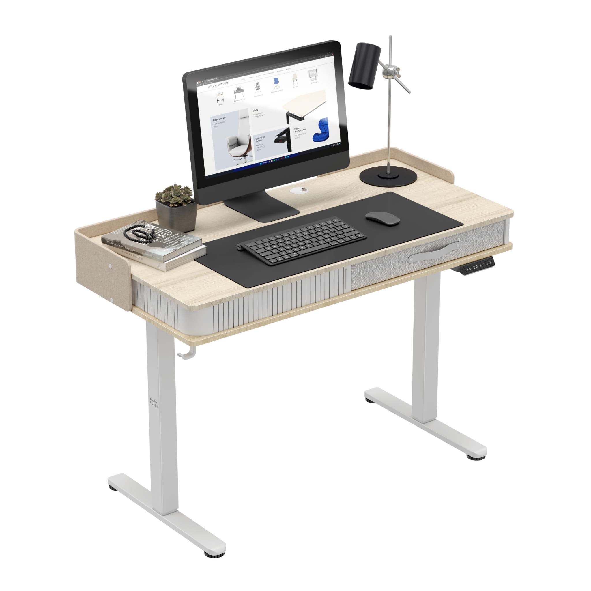 Mark Adler Leader 8.0 Weiß elektrischer Schreibtisch