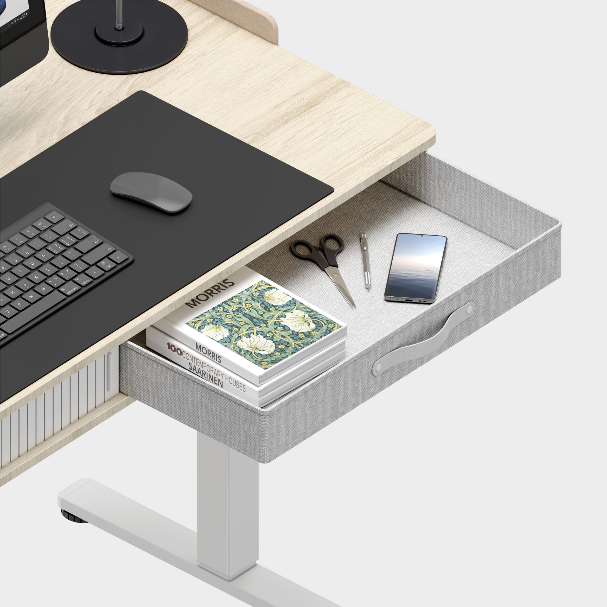 Mark Adler Leader 8.0 Weiß elektrischer Schreibtisch