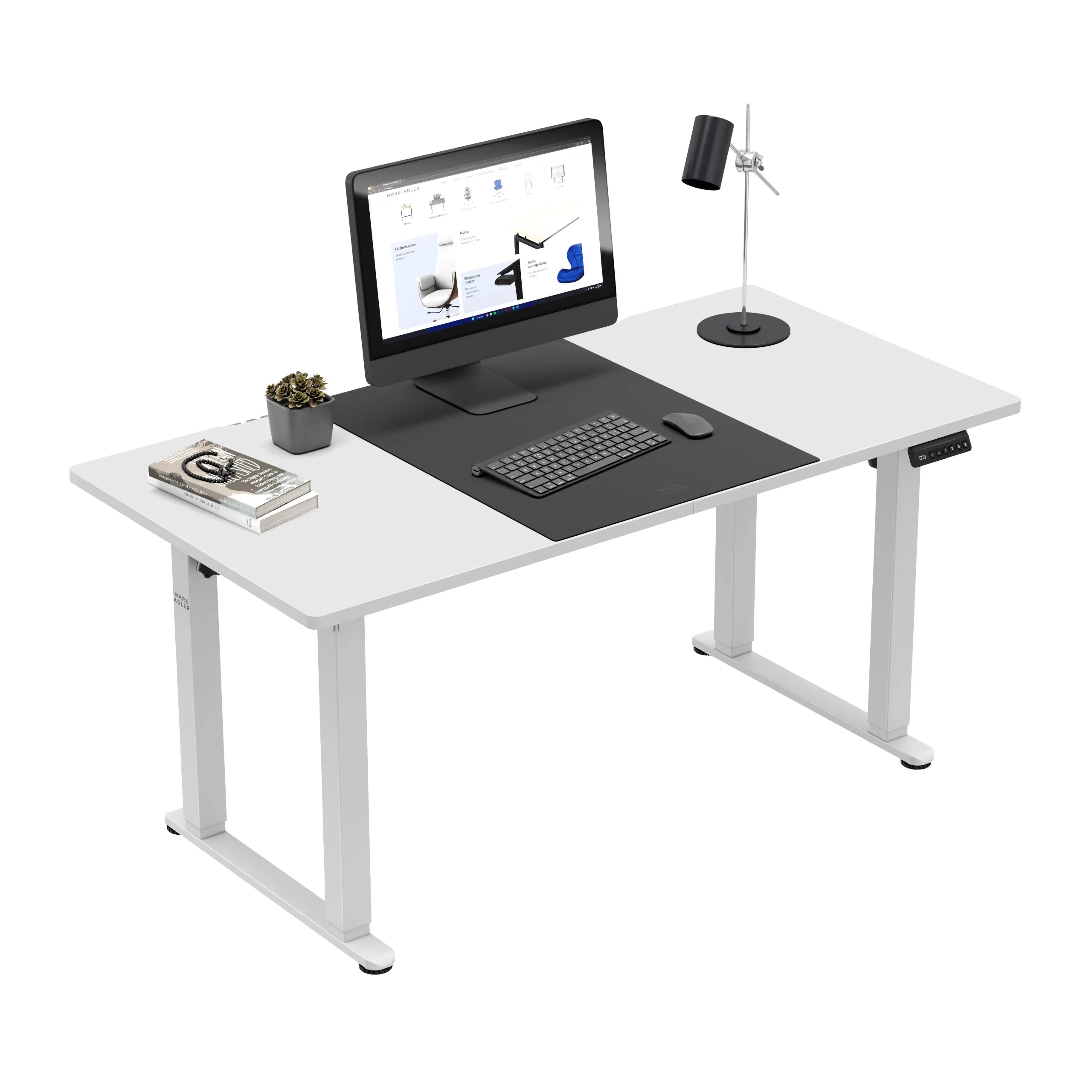 Mark Adler Leader 9.3 Weiß elektrischer Schreibtisch