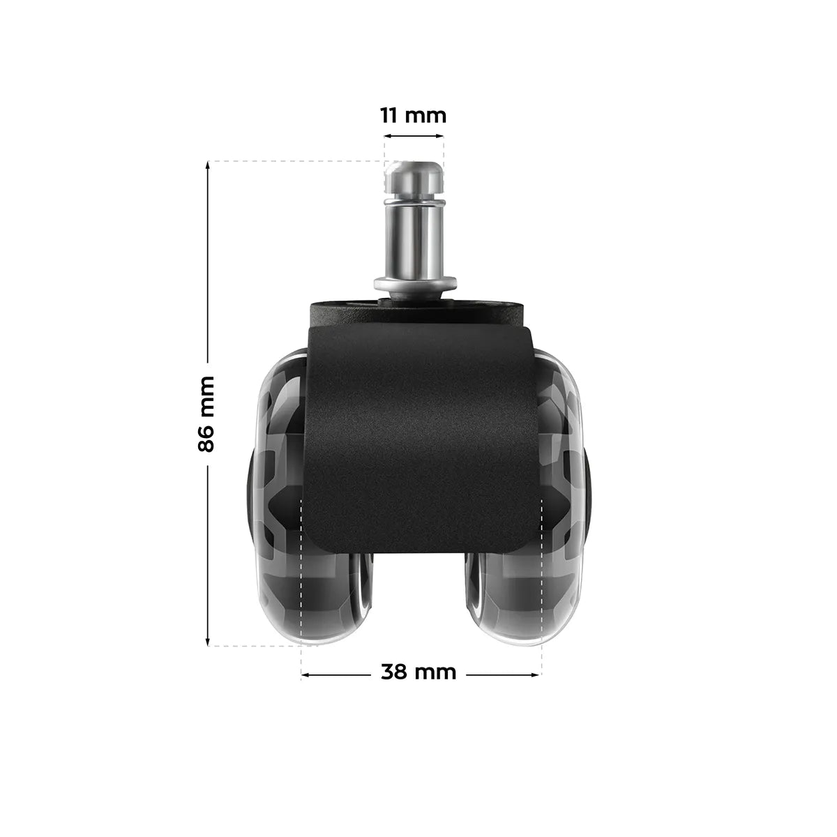 Rollen Sitzrollen Mark Adler Wheels 3.0 schwarz