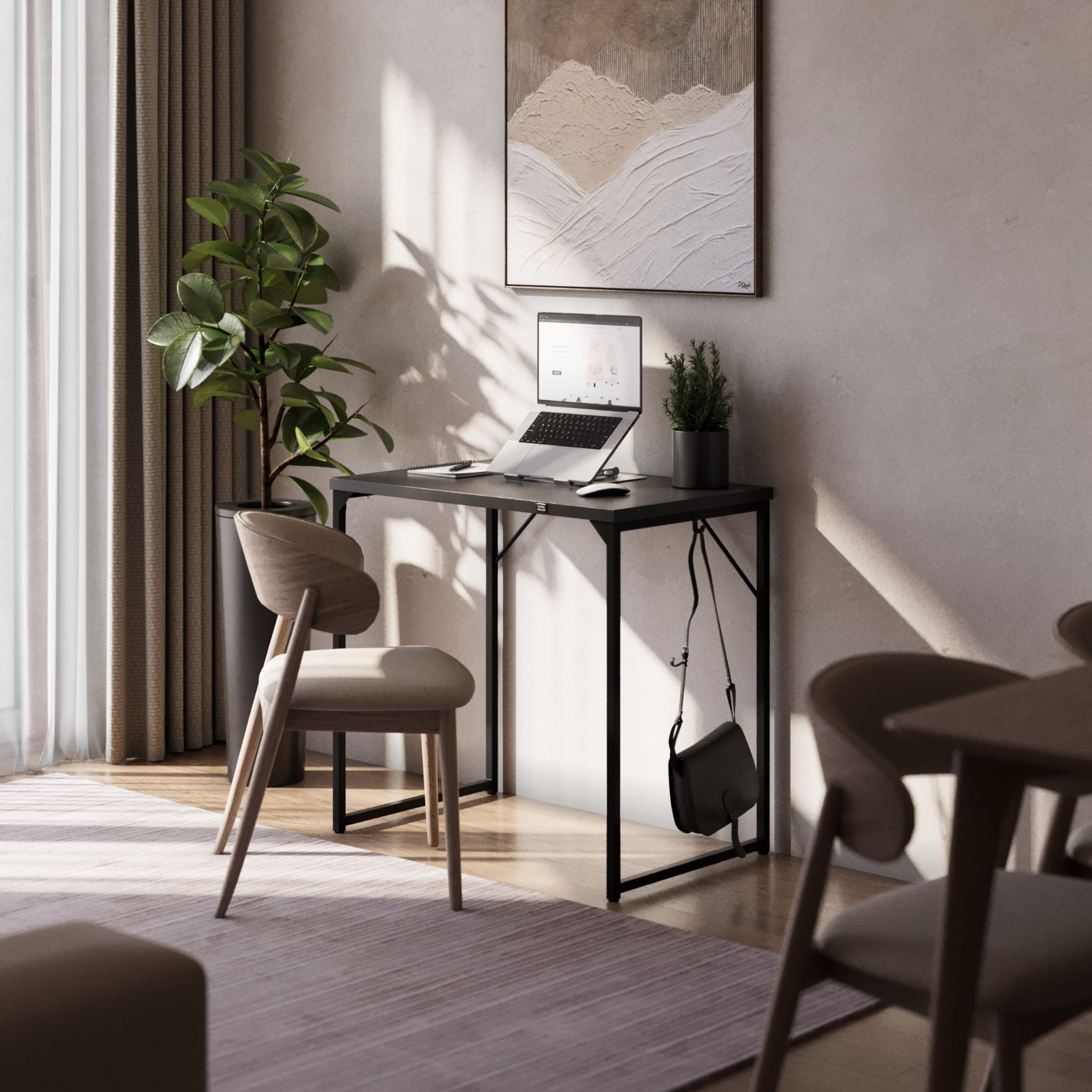 Mark Adler Leader 1.3 Schwarzer Schreibtisch