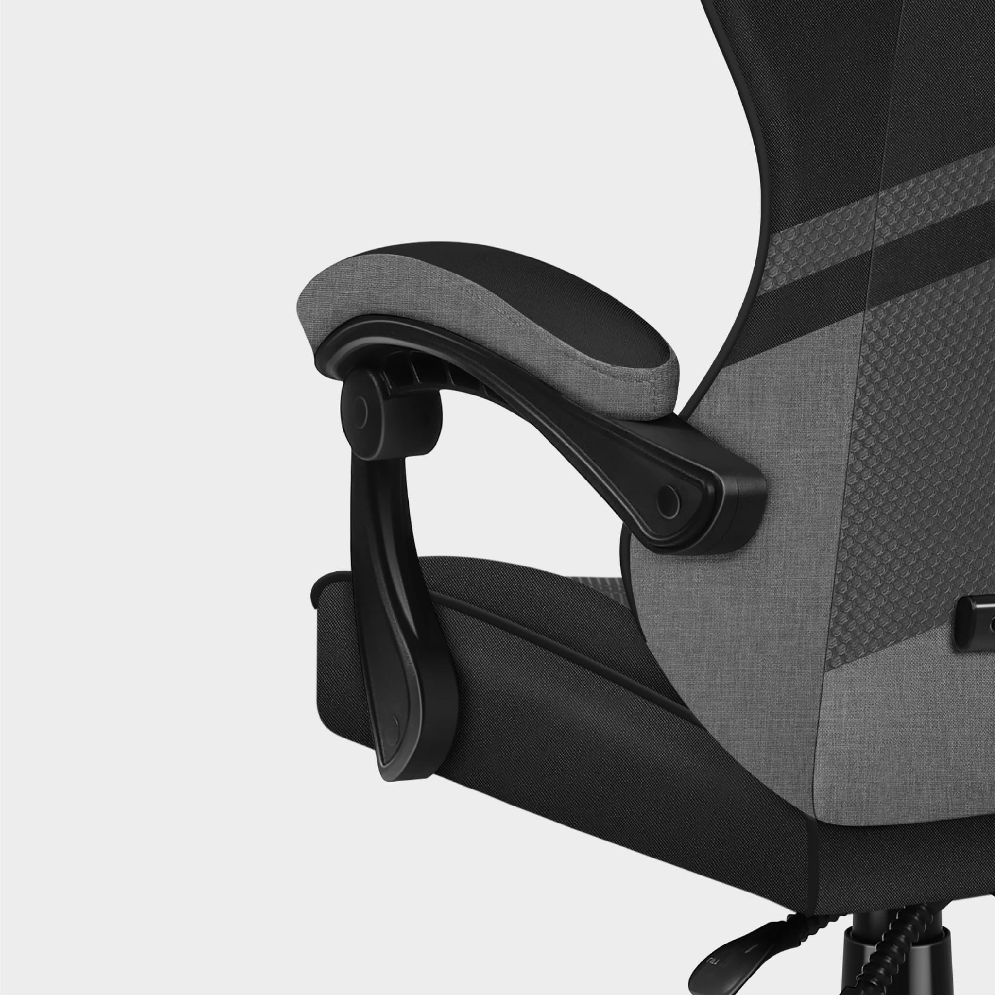 HUZARO FORCE 4.4 Grau Mesh Gaming-Stuhl