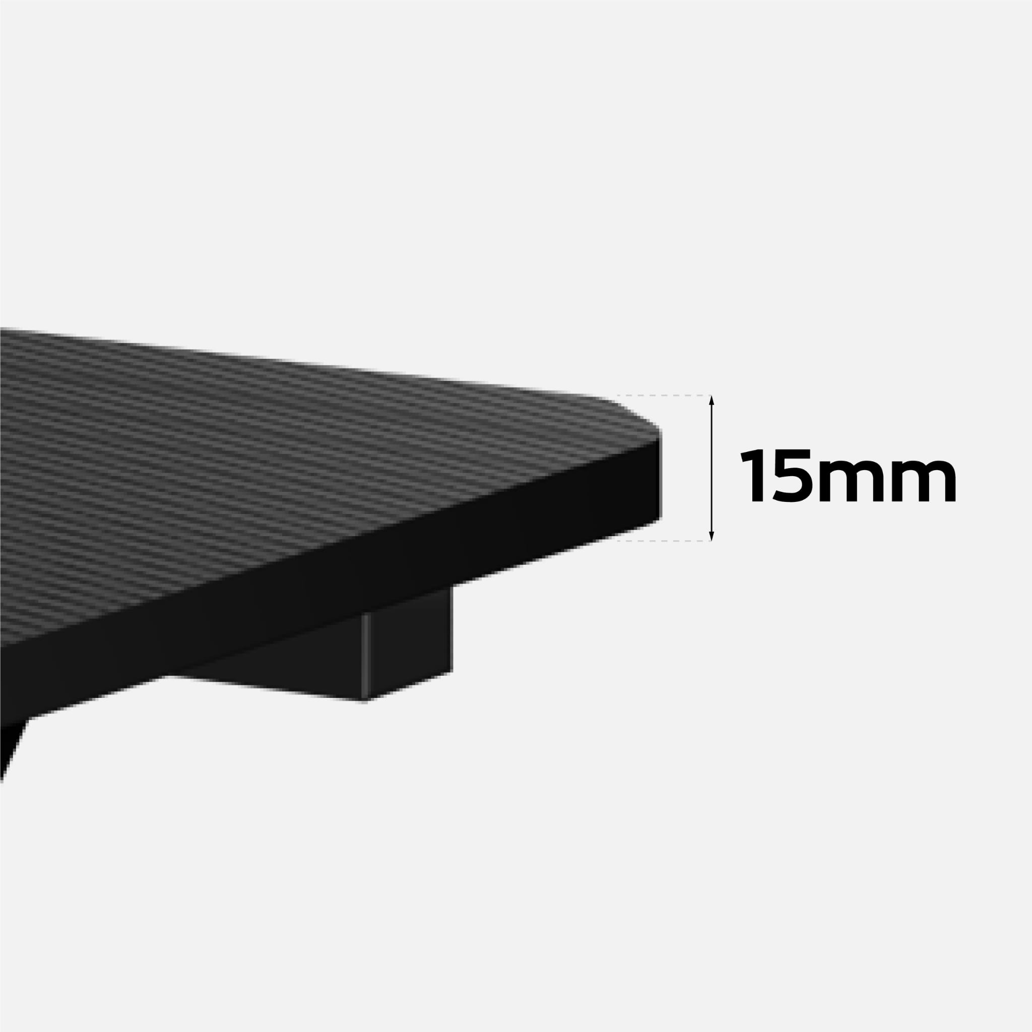 Huzaro Hero 7.0 Eck-Gaming-Schreibtisch schwarz