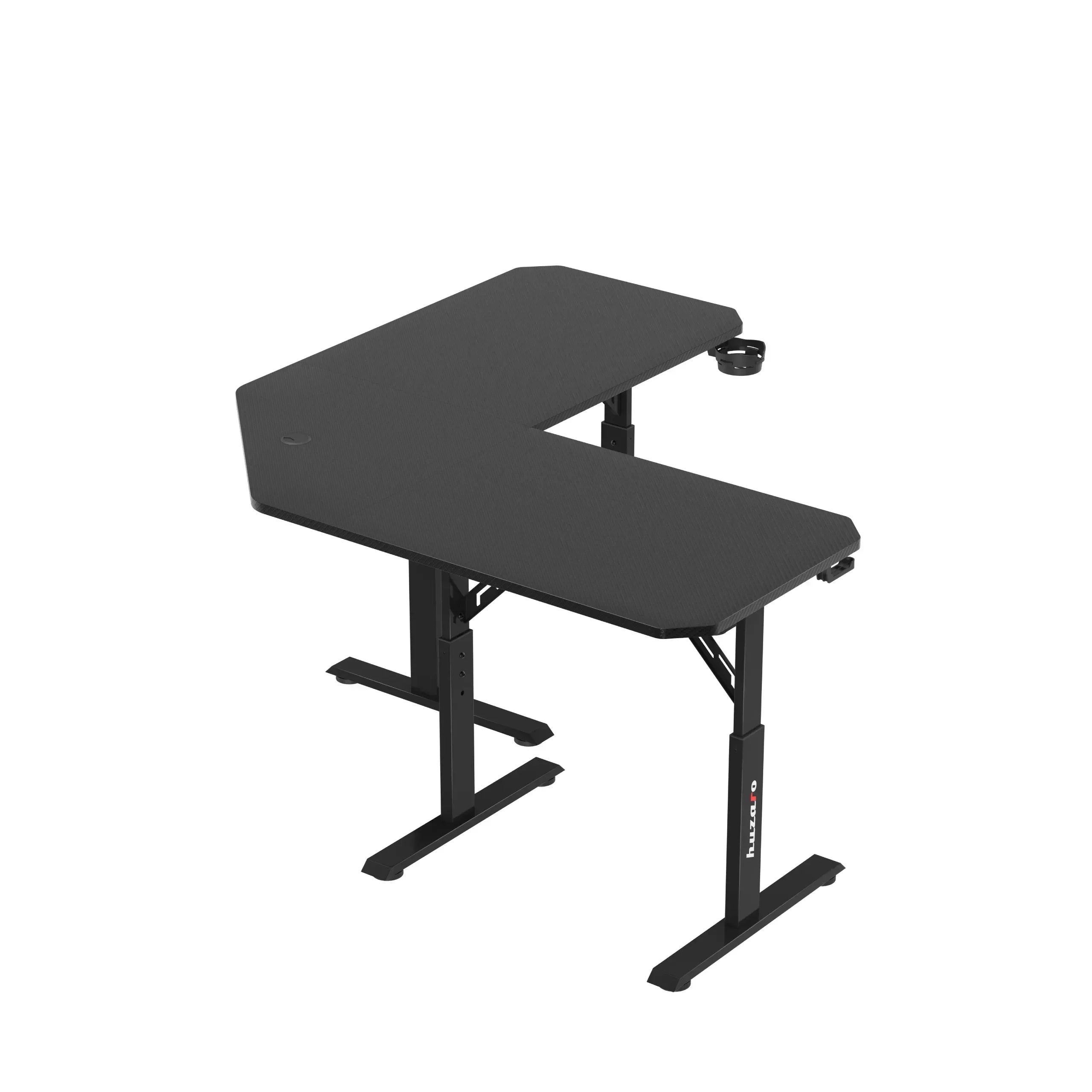 Huzaro Hero 7.3 Elektrischer Eckschreibtisch schwarz