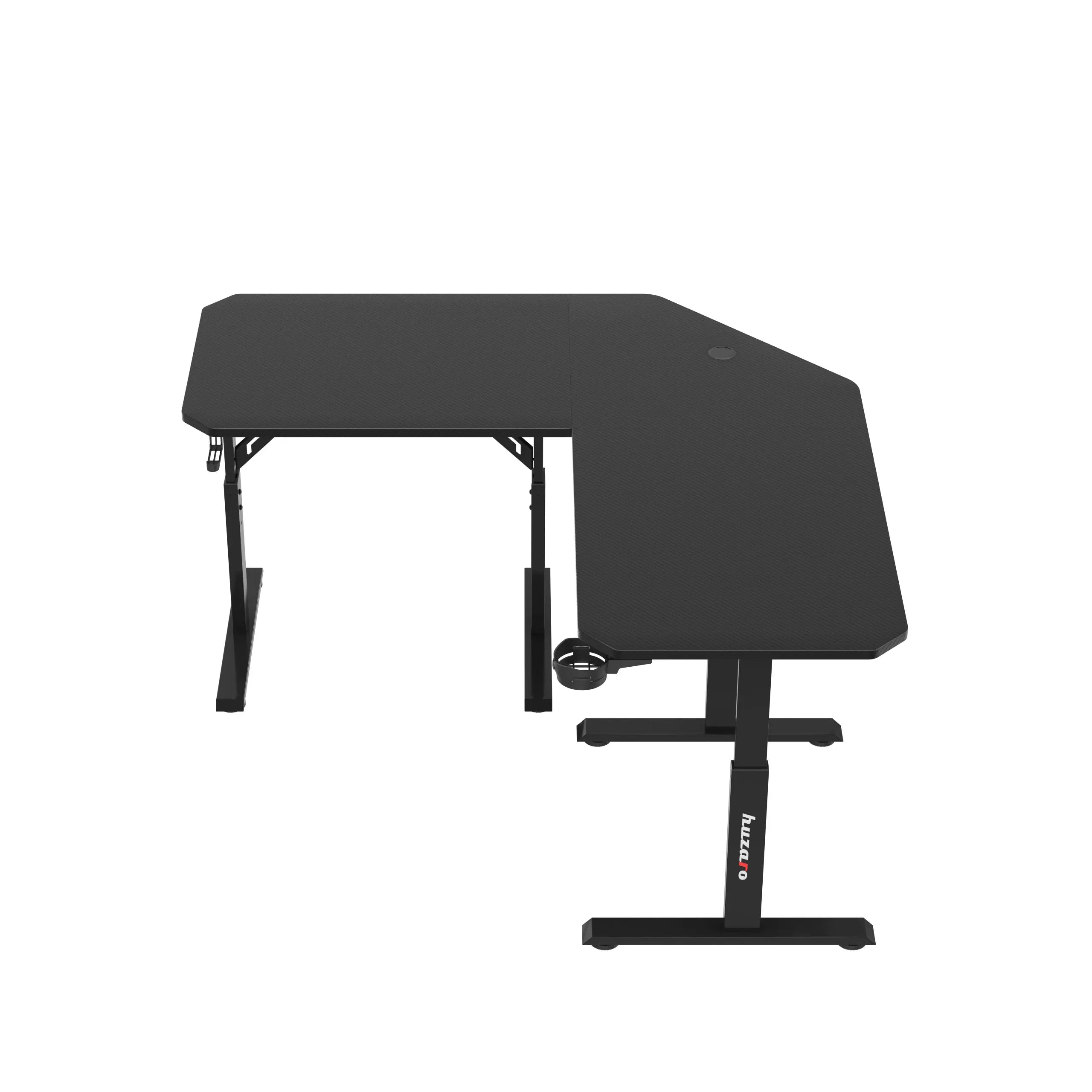 Huzaro Hero 7.3 Elektrischer Eckschreibtisch schwarz
