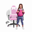 HUZARO RANGER 6.0 Rosa Gaming-Stuhl für Kinder