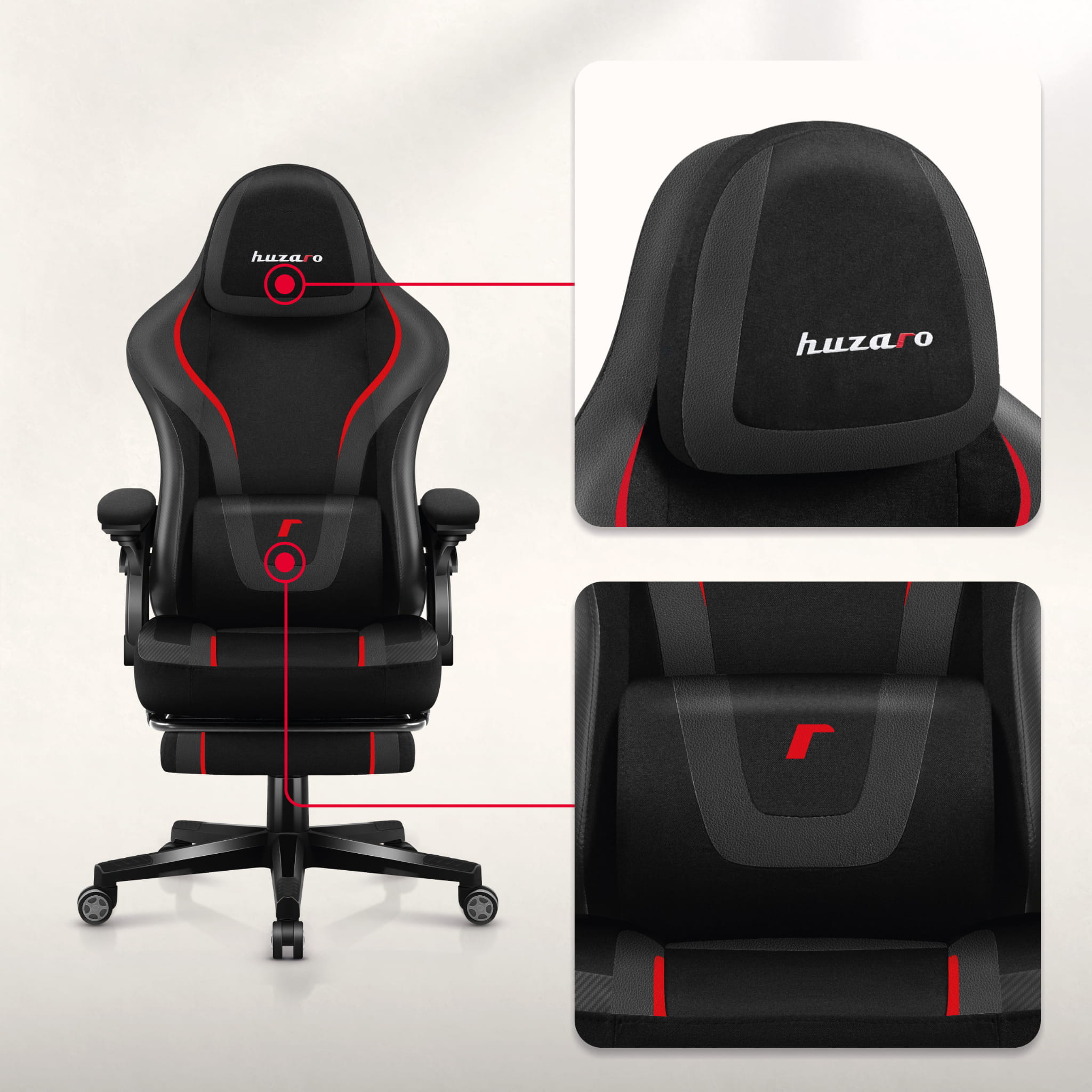 Huzaro Force 4.6 Carbon Gaming-Stuhl