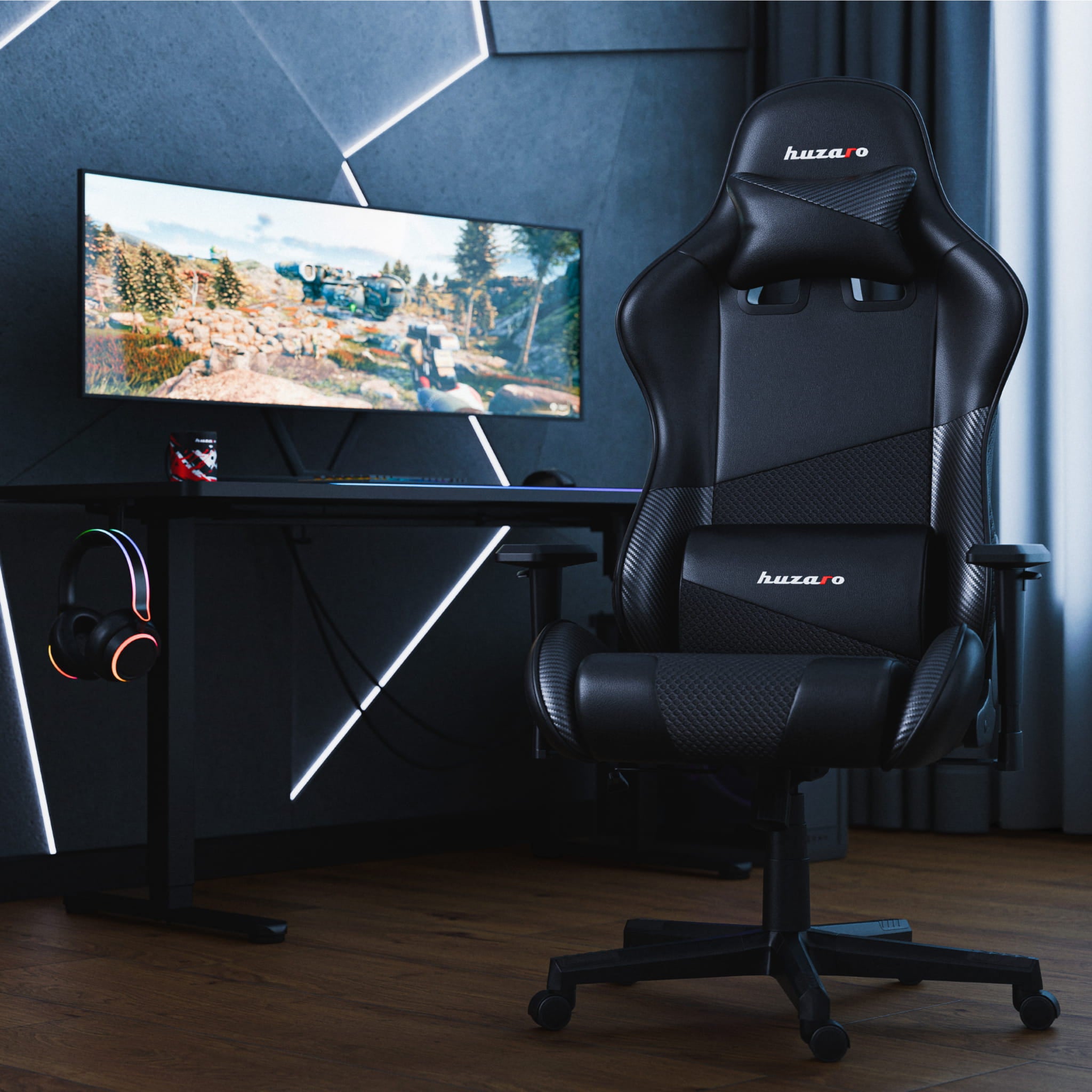 HUZARO FORCE 6.2 Carbon Gaming-Stuhl