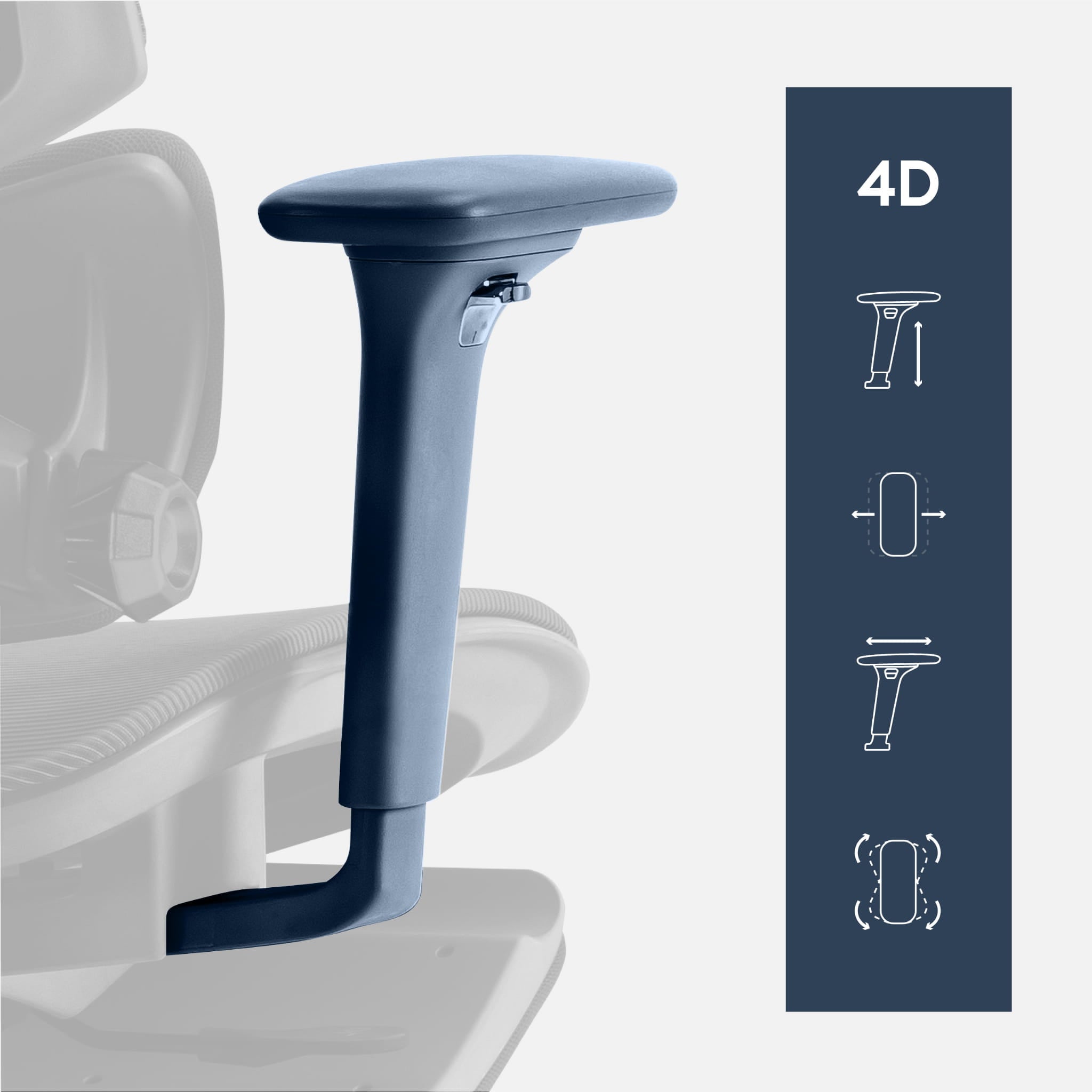 Ergonomischer Stuhl Mark Adler Expert 8.7 Schwarz Mesh