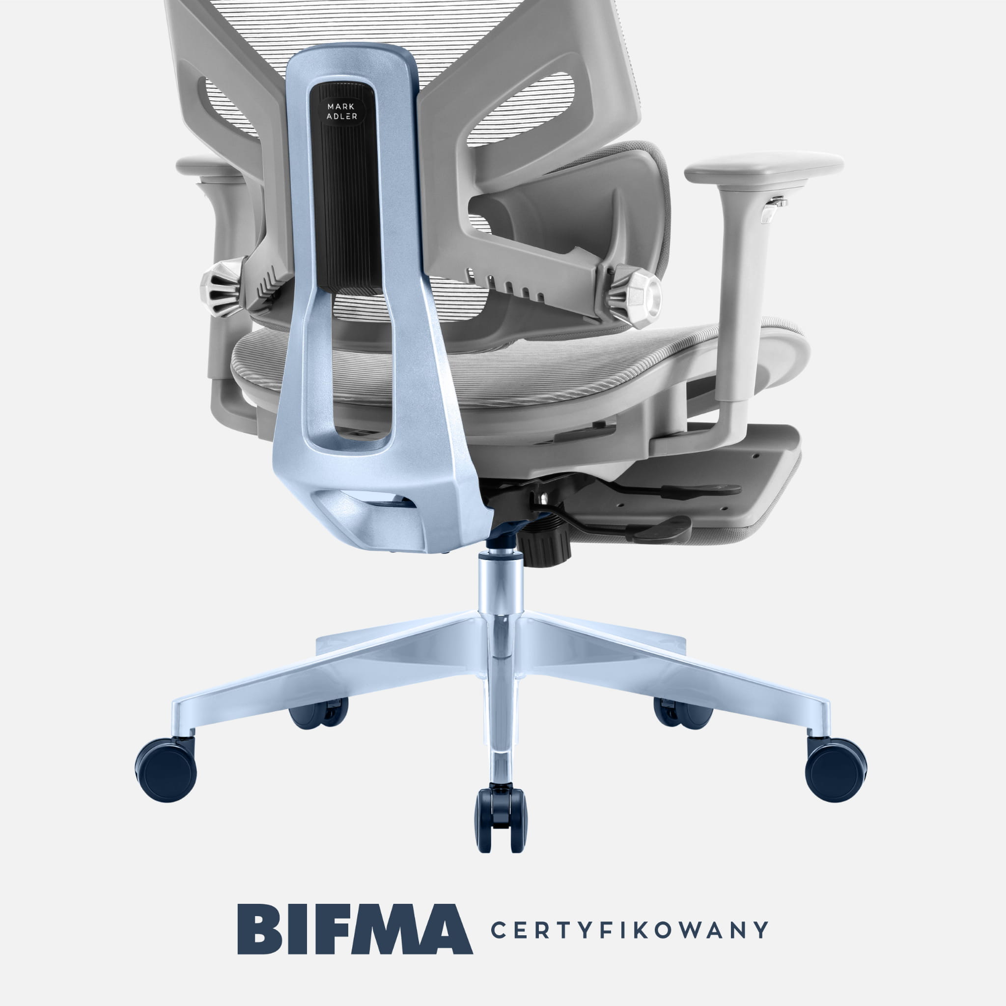 Ergonomischer Stuhl Mark Adler Expert 8.7 Grau Mesh
