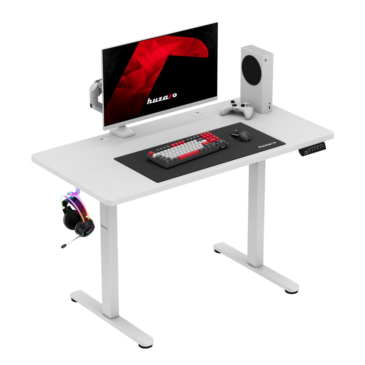 Hero 1.6 Gaming-Schreibtisch Weiß Hero 1.6 Gaming-Schreibtisch Weiß