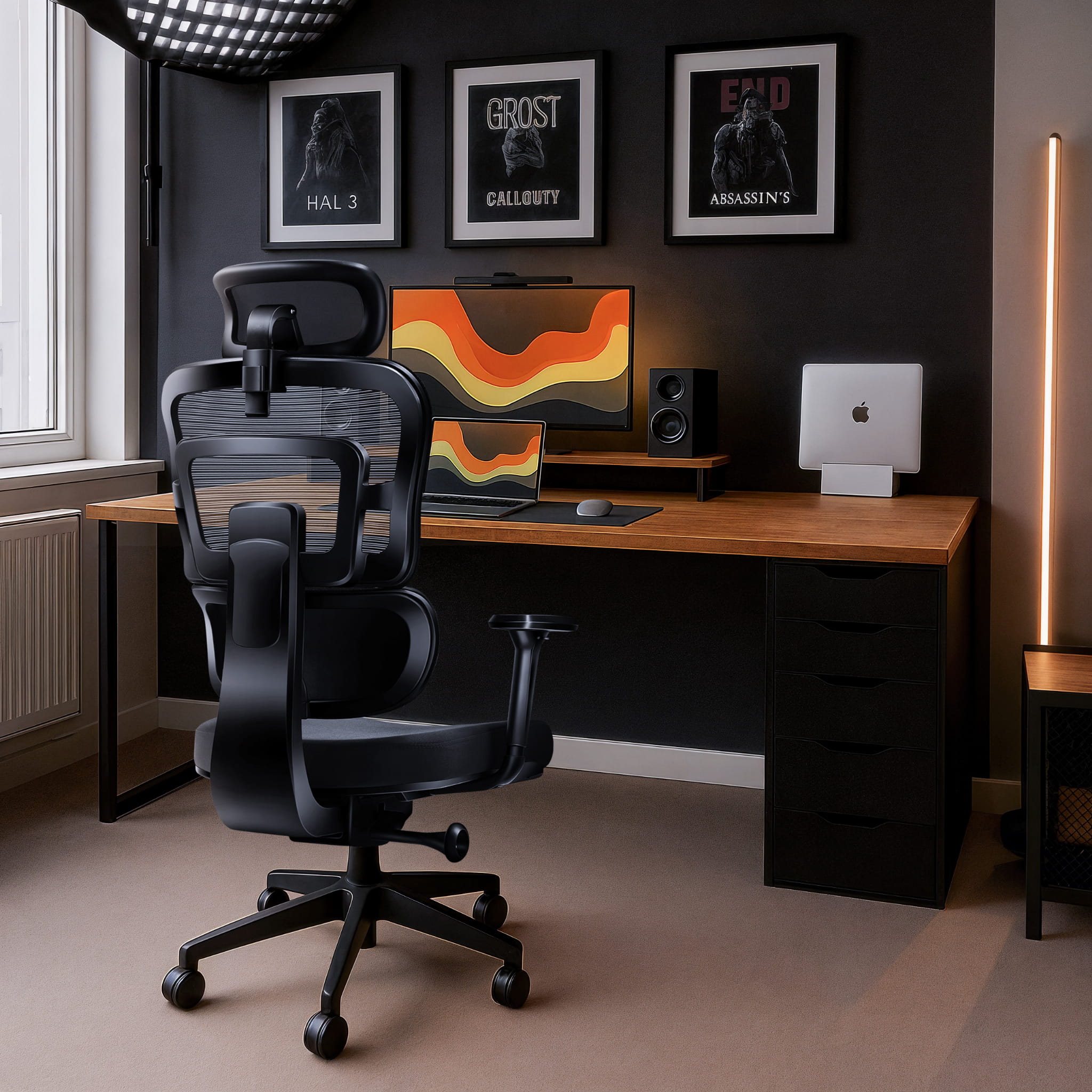 Huzaro Combat 7.0 Gaming-Stuhl Schwarz