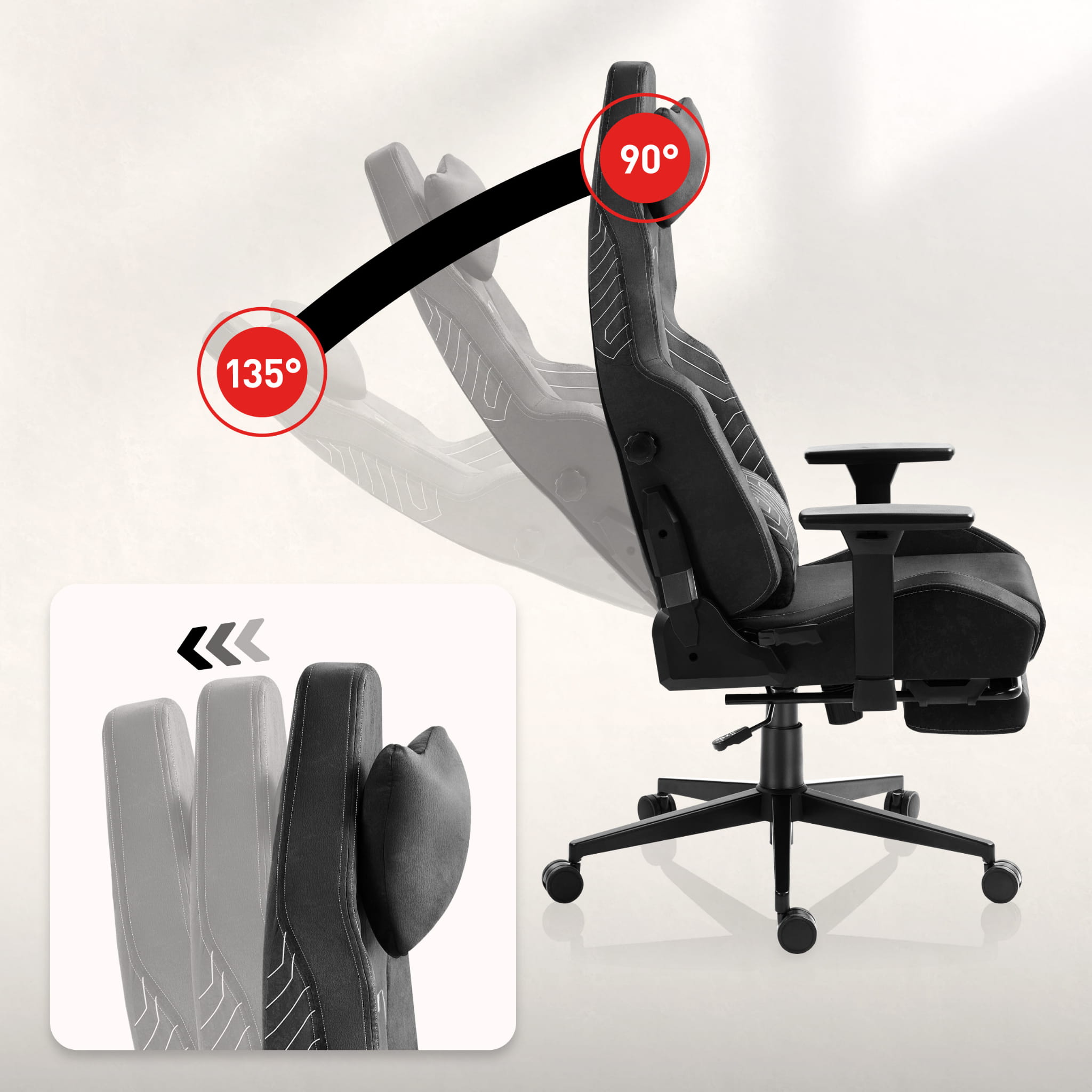 Huzaro Force 8.1 Schwarz Gaming Stuhl