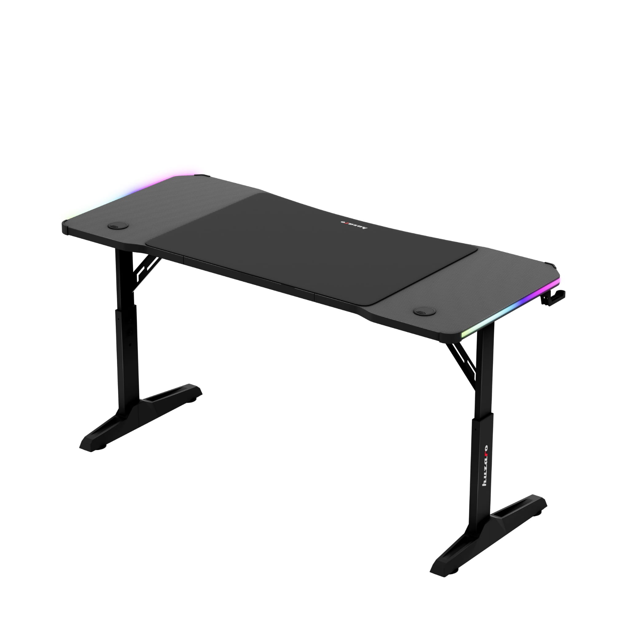 Huzaro Hero 3.6 Schwarzer Gaming-Schreibtisch 140 cm