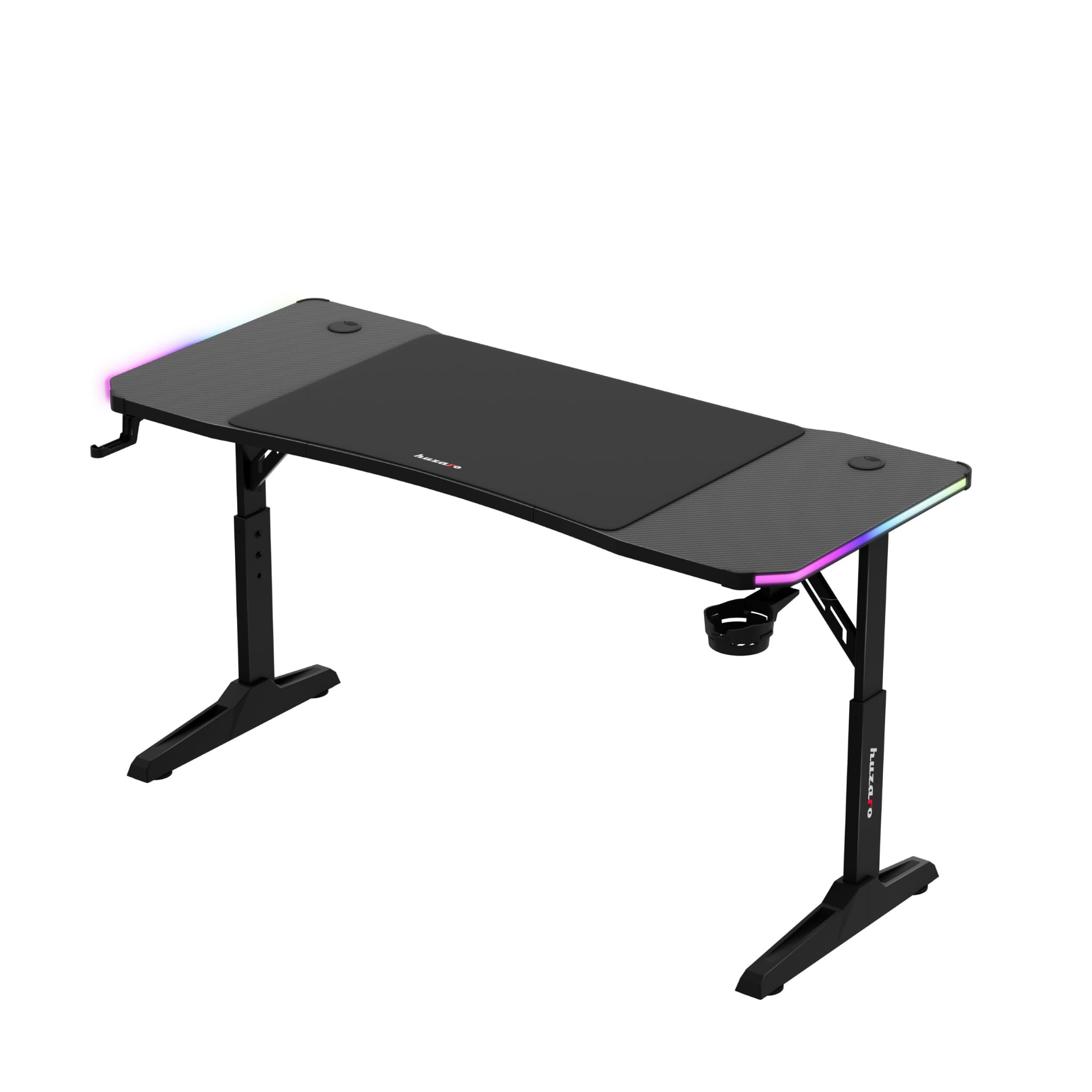 Huzaro Hero 3.6 Schwarzer Gaming-Schreibtisch 140 cm