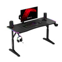 Huzaro Hero 3.6 Schwarzer Gaming-Schreibtisch 140 cm