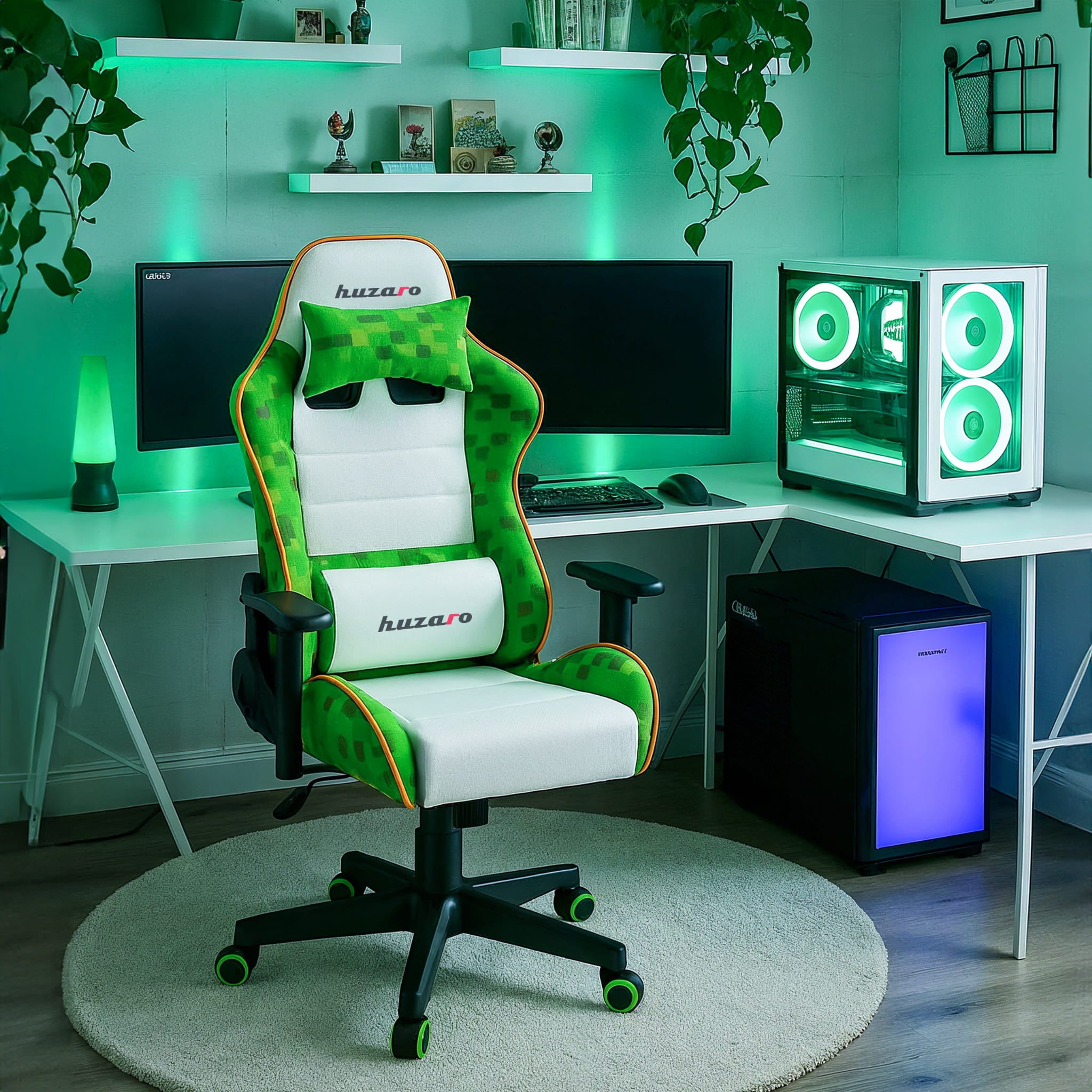 Huzaro Ranger 6.0 Pixel White Gaming-Stuhl für Kinder