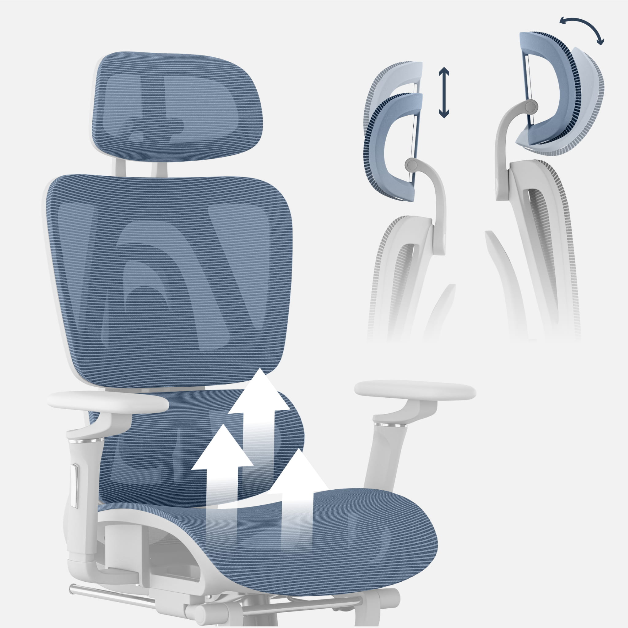 Mark Adler Expert 7.9 Grau Ergonomischer Bürostuhl