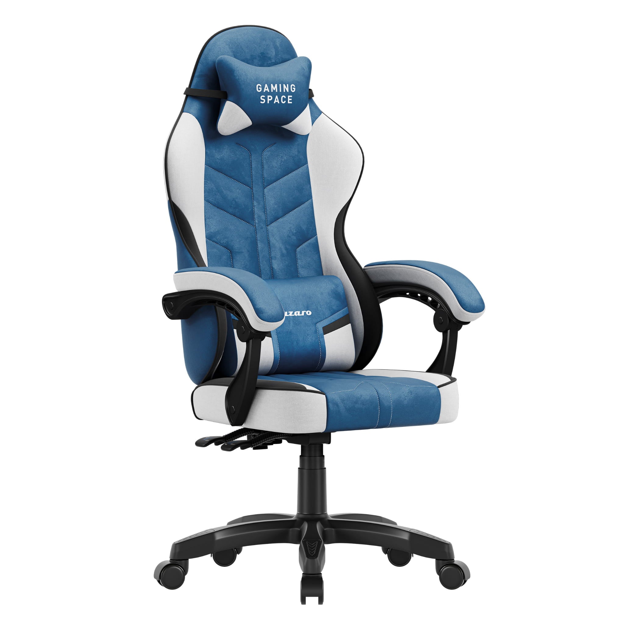 Huzaro Force 2.7 Gaming-Stuhl aus blauem Samt 