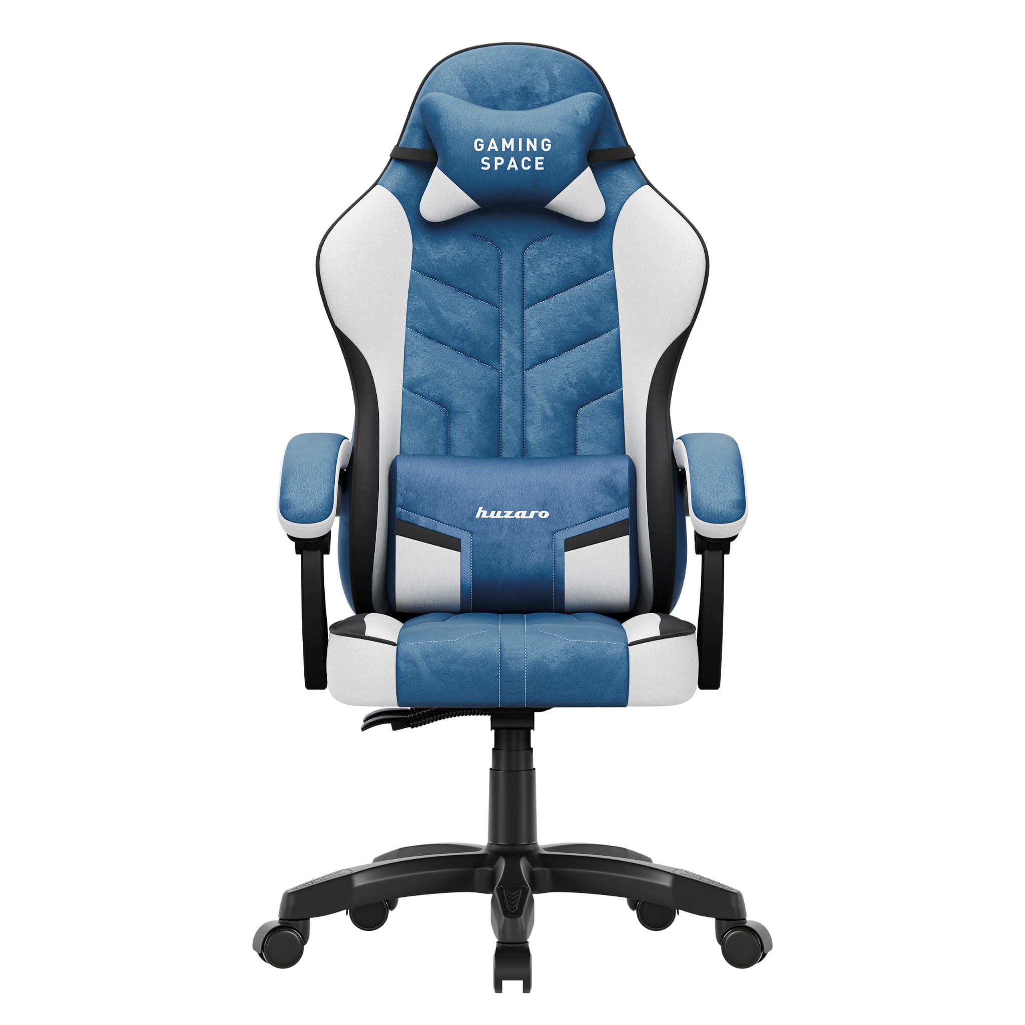 Huzaro Force 2.7 Gaming-Stuhl aus blauem Samt 