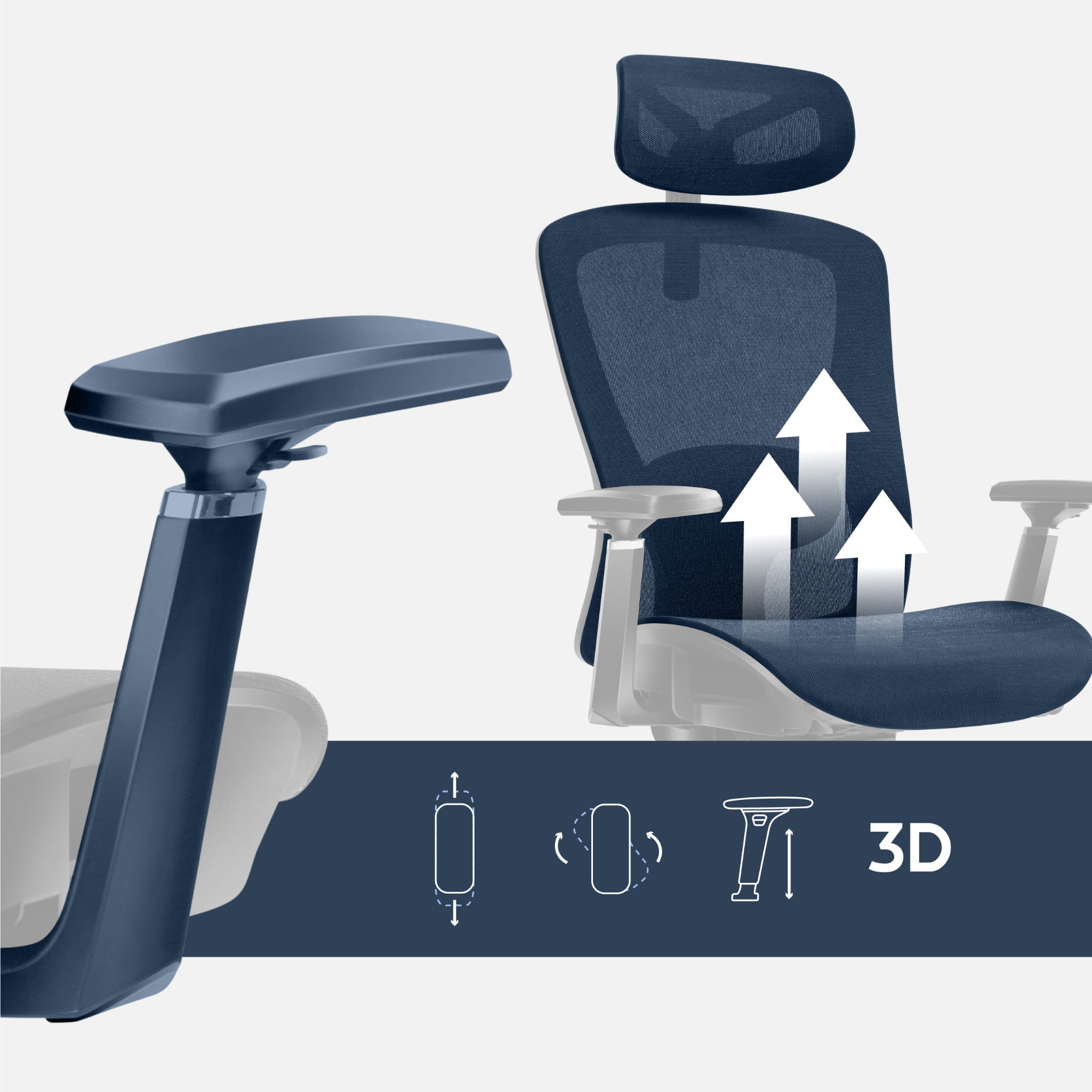Expert 5.3 Black Mesh Bürostuhl