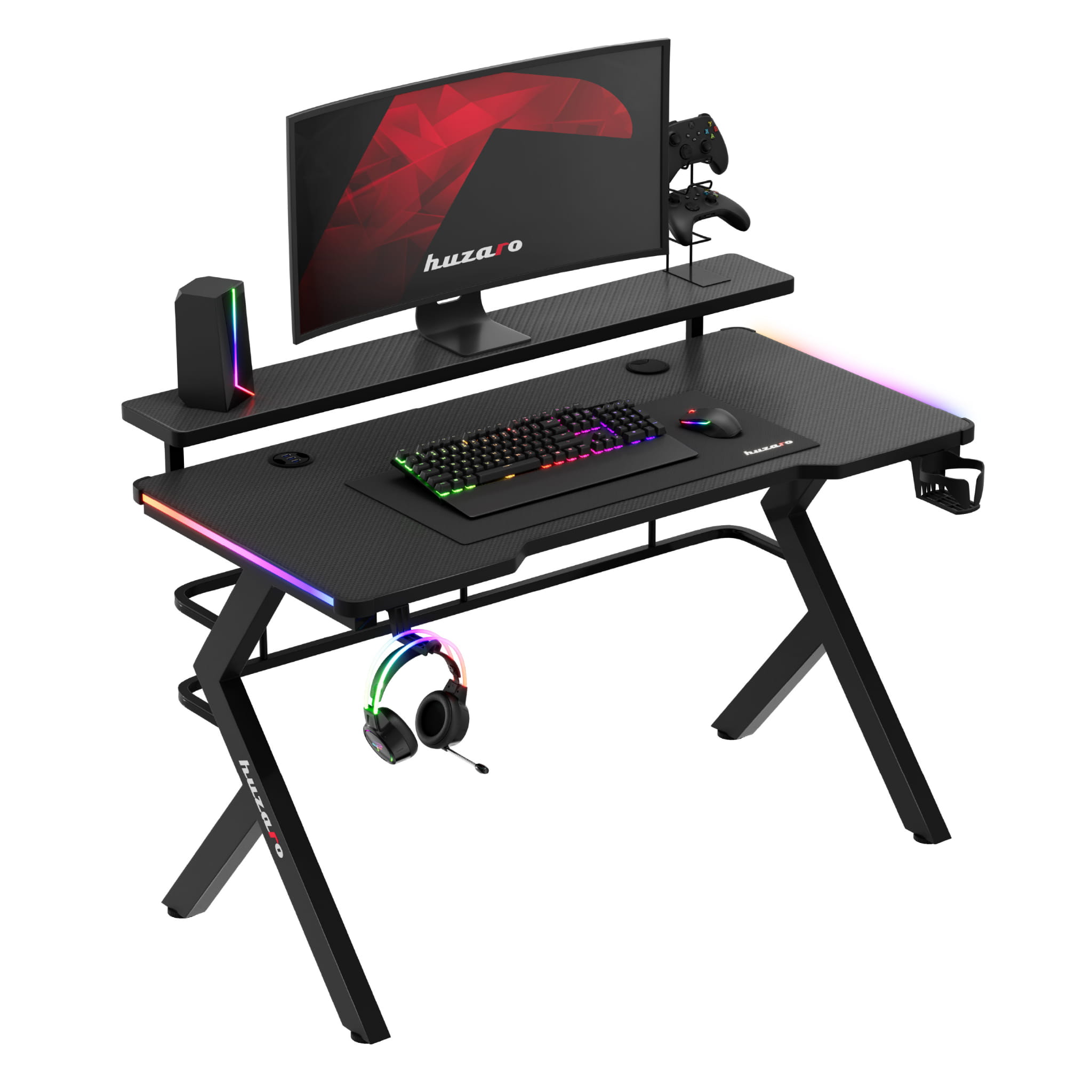 Huzaro Hero 5.0 RGB-LED-Gaming-Tisch