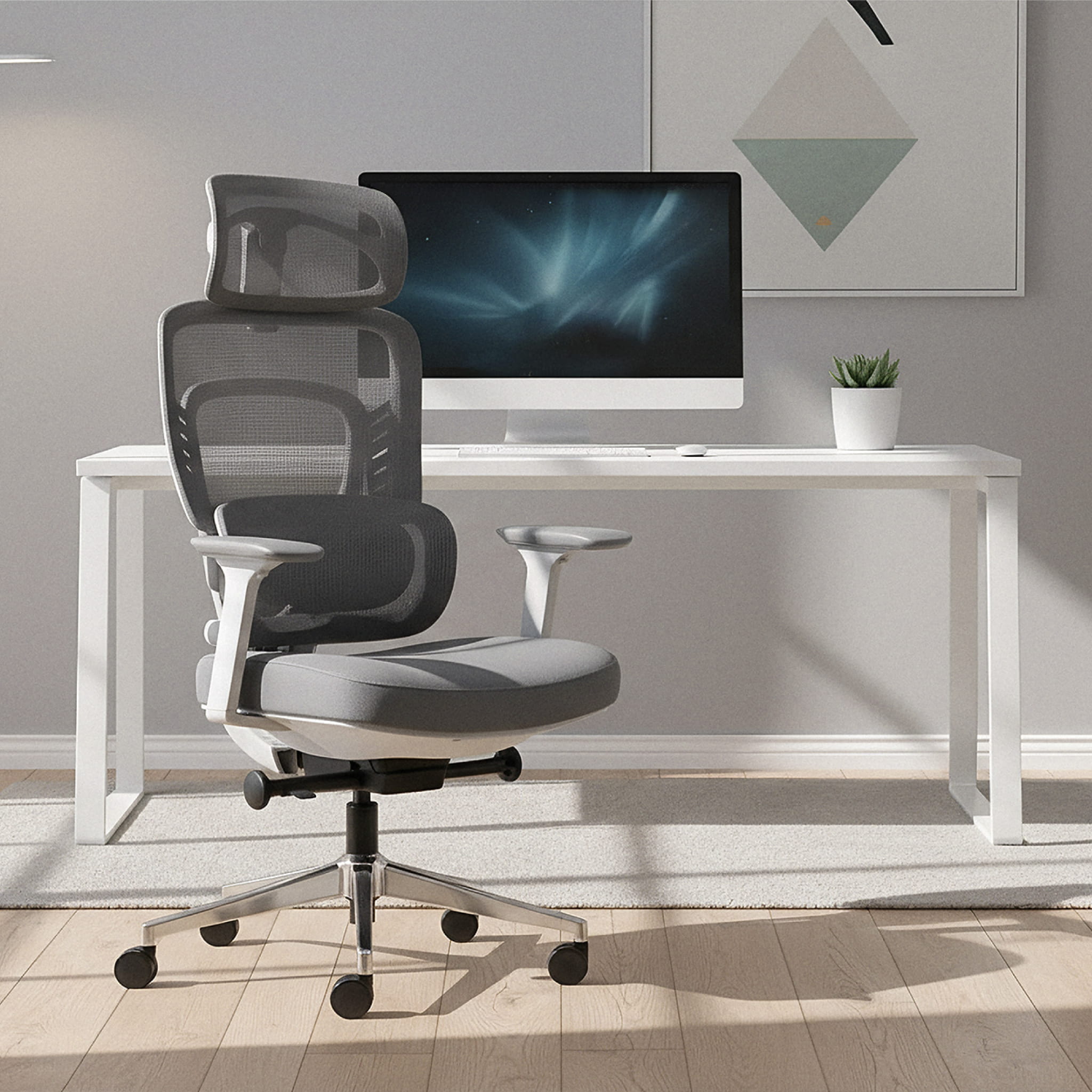 Bürostuhl mit Massagefunktion Mark Adler Visioner 6.1 Grau
