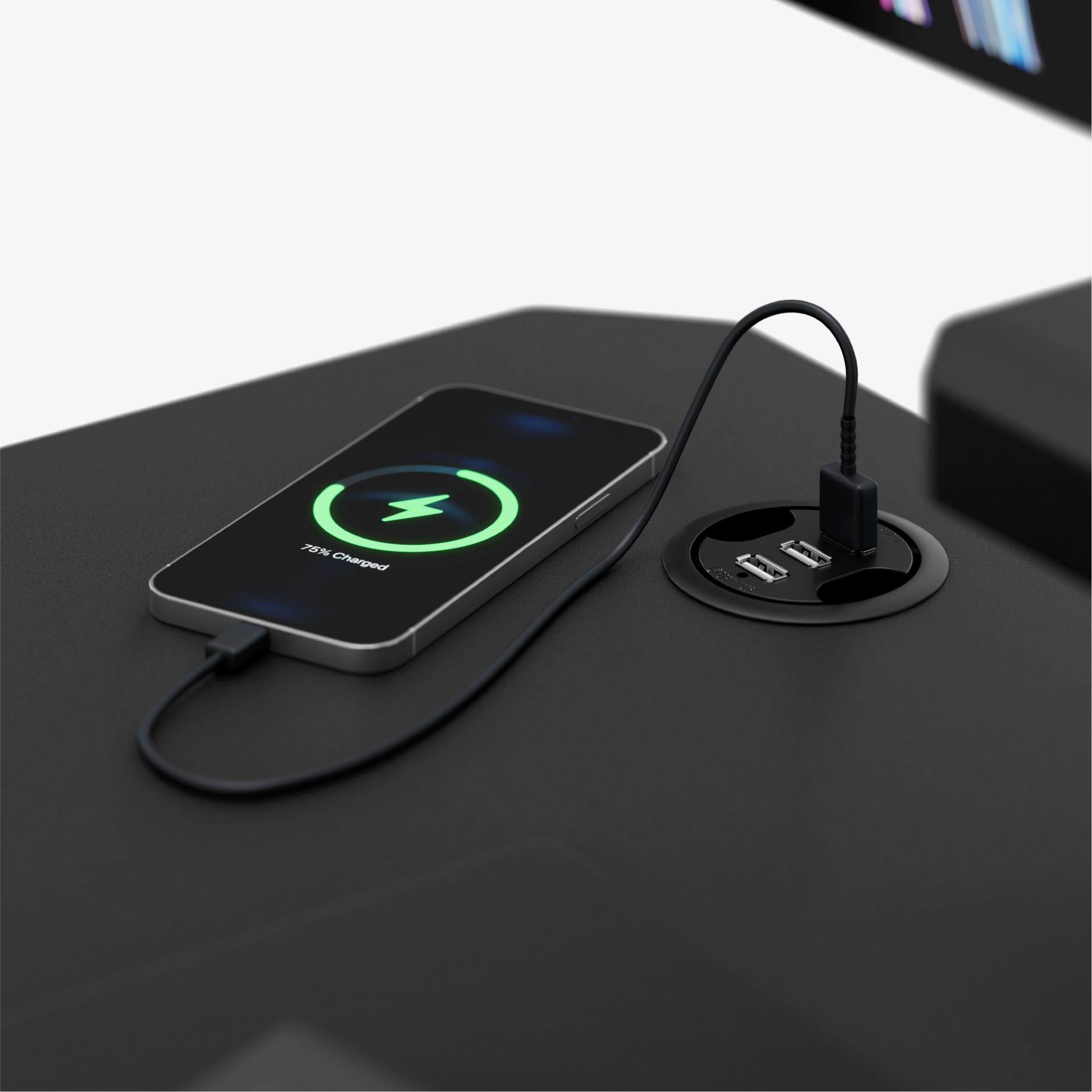 Integriertes USB-Ladegerät