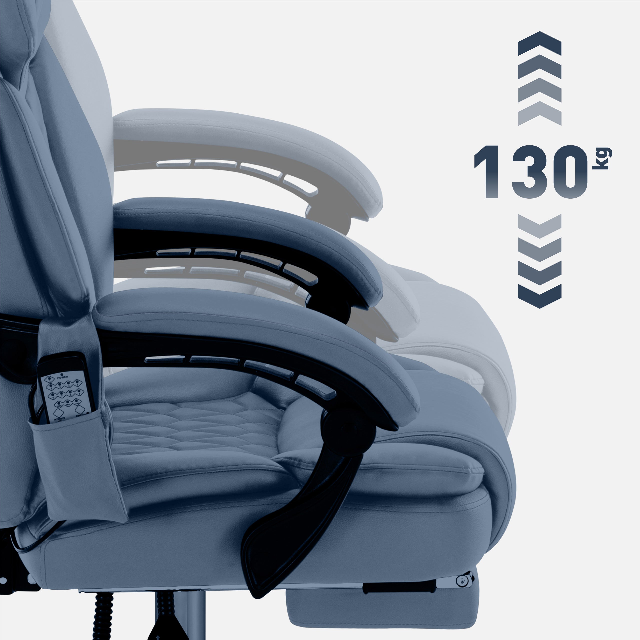 Mark Adler Boss 6.0 Beige Massage-Bürostuhl