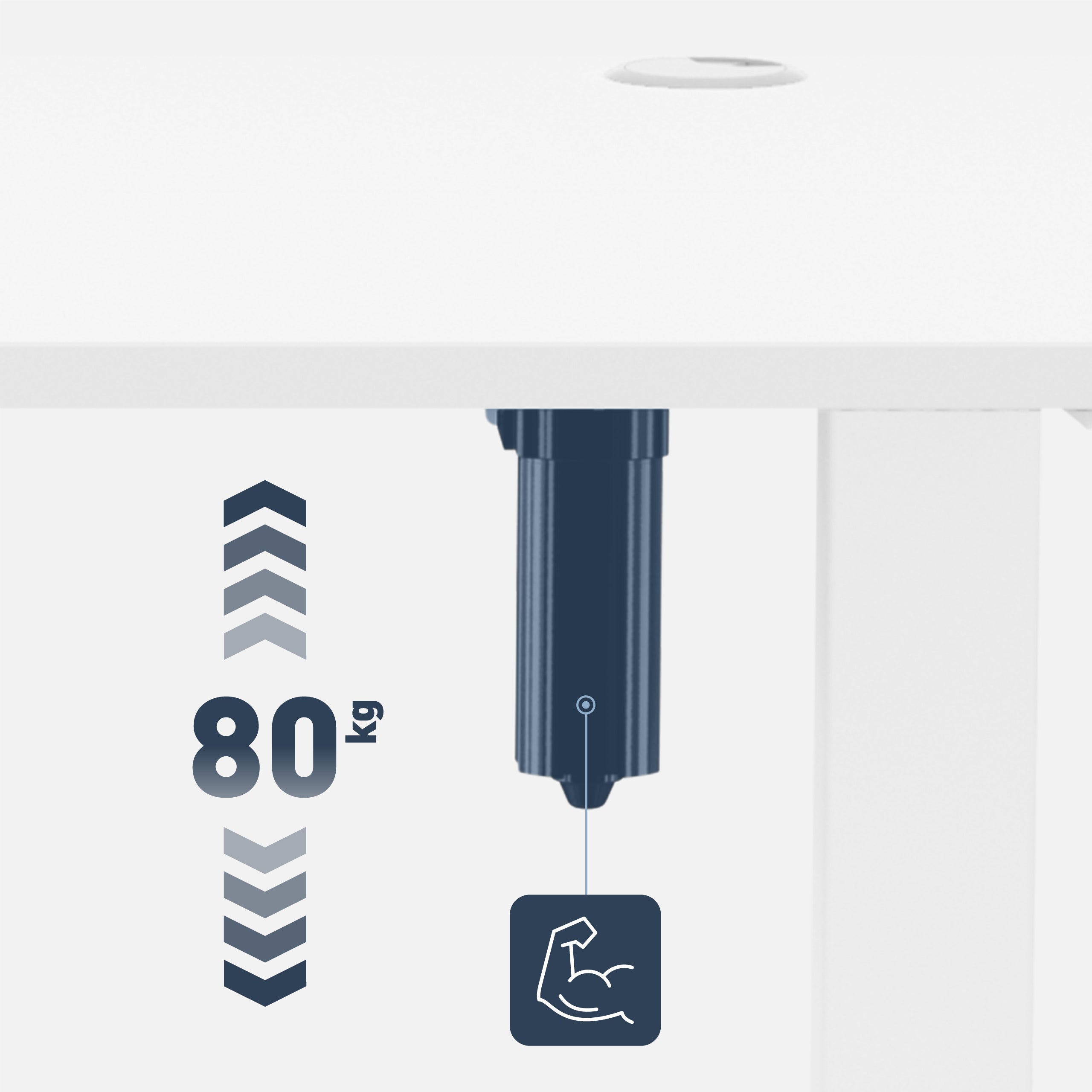 Mark Adler Leader 7.0 Elektrischer Schreibtisch Weiß