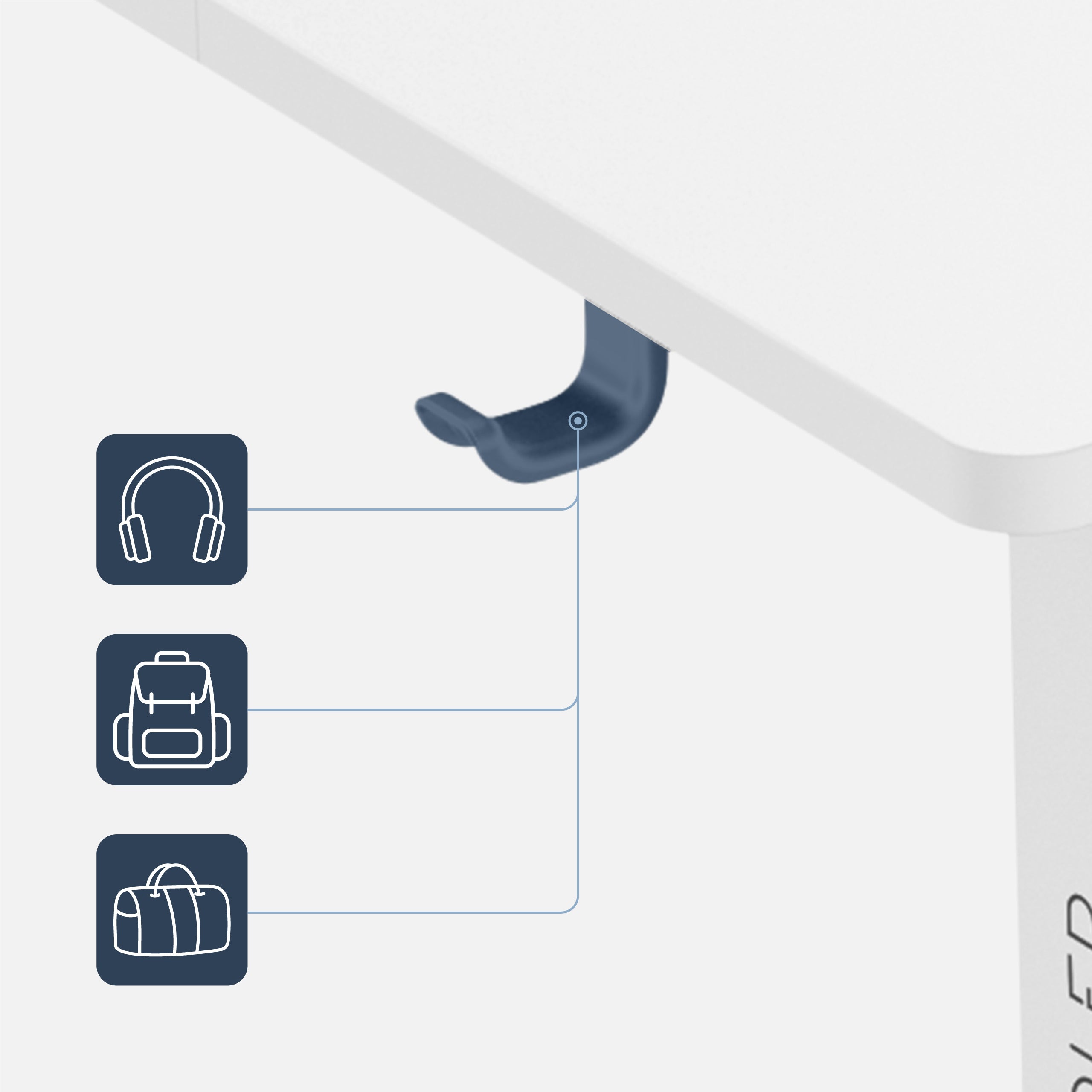 Mark Adler Leader 7.0 Elektrischer Schreibtisch Weiß