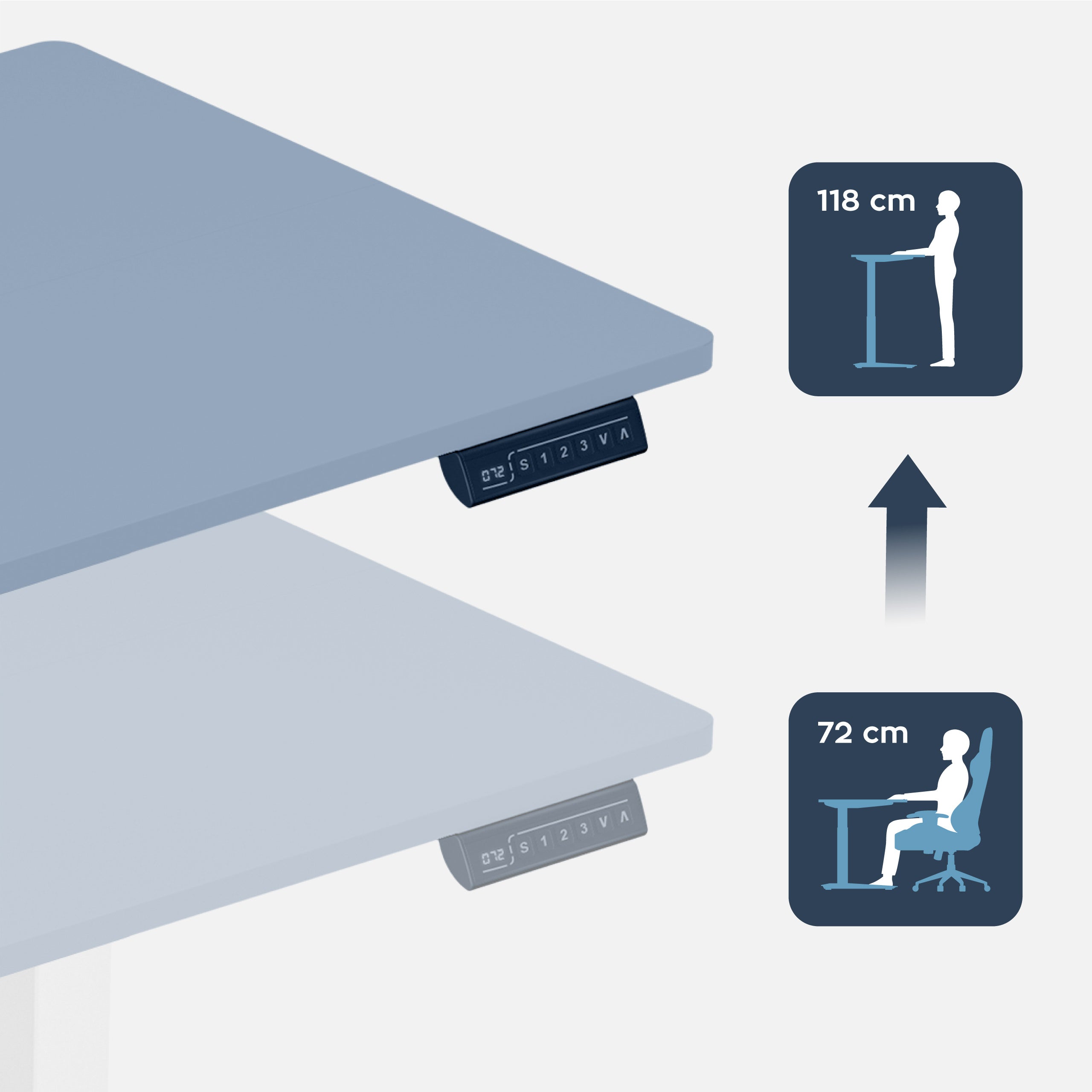 Mark Adler Leader 7.0 Elektrischer Schreibtisch Weiß
