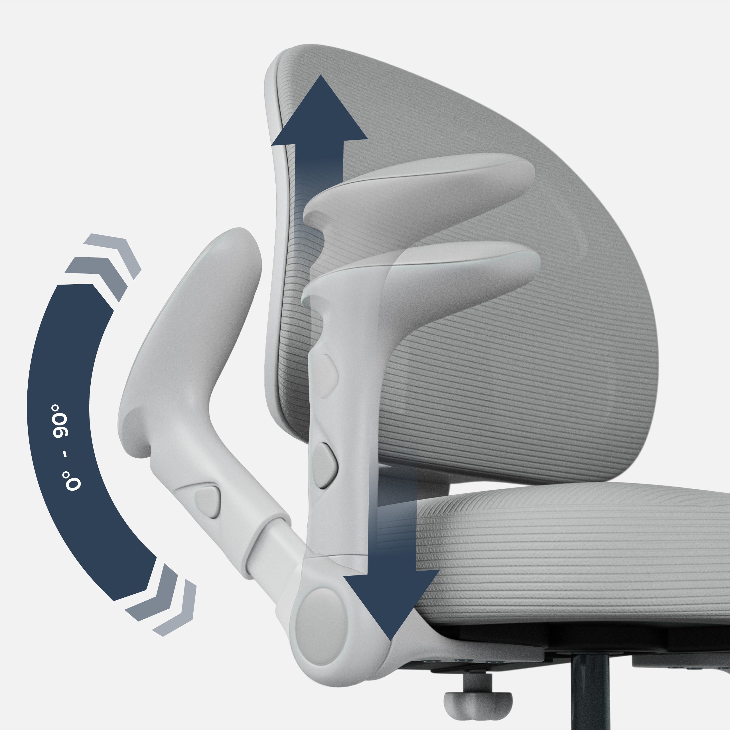 Mark Adler JUNIOR 5.0 Grau Drehstuhl 