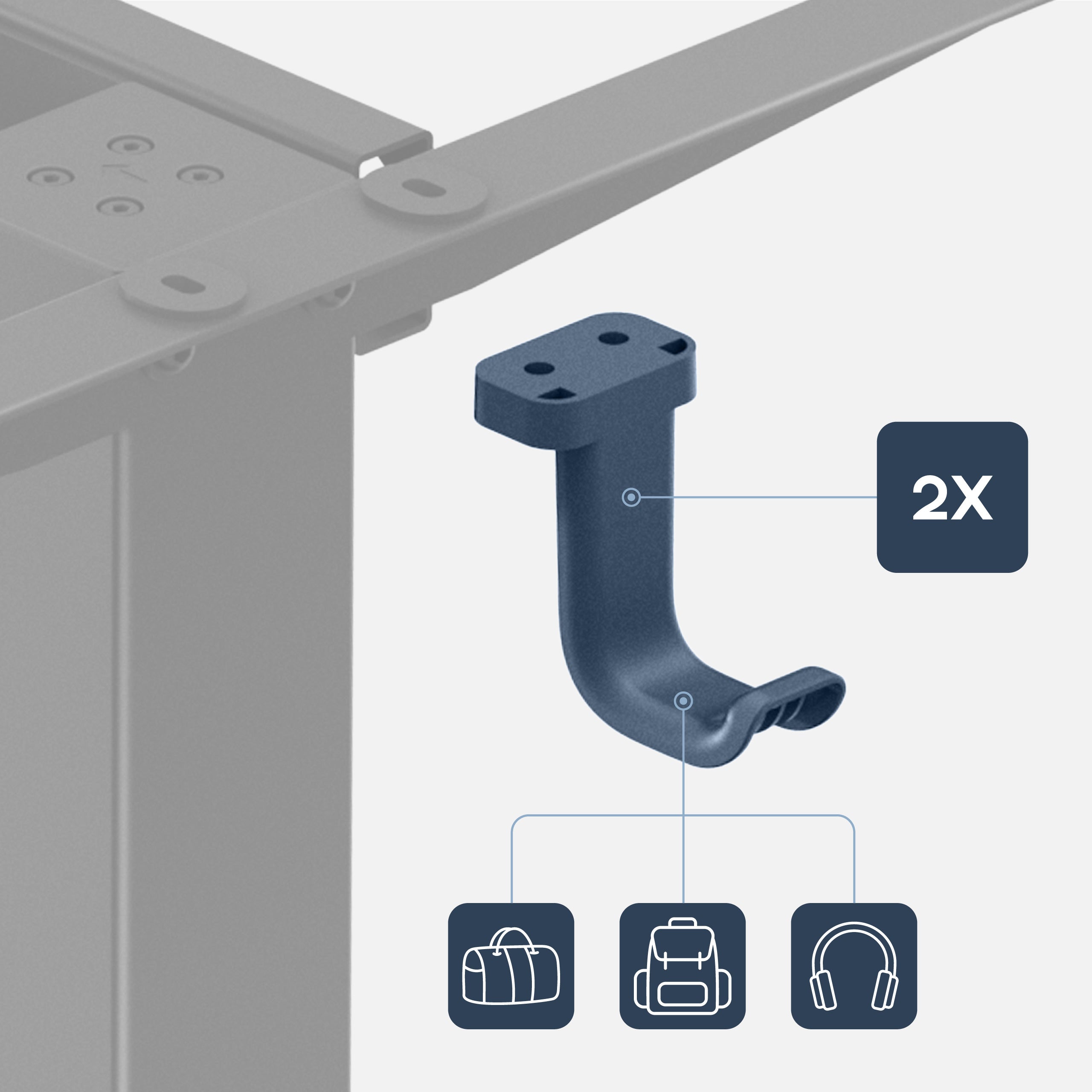 Mark Adler Xeno 7.6 Elektrischer Schreibtischrahmen mit zwei Motoren