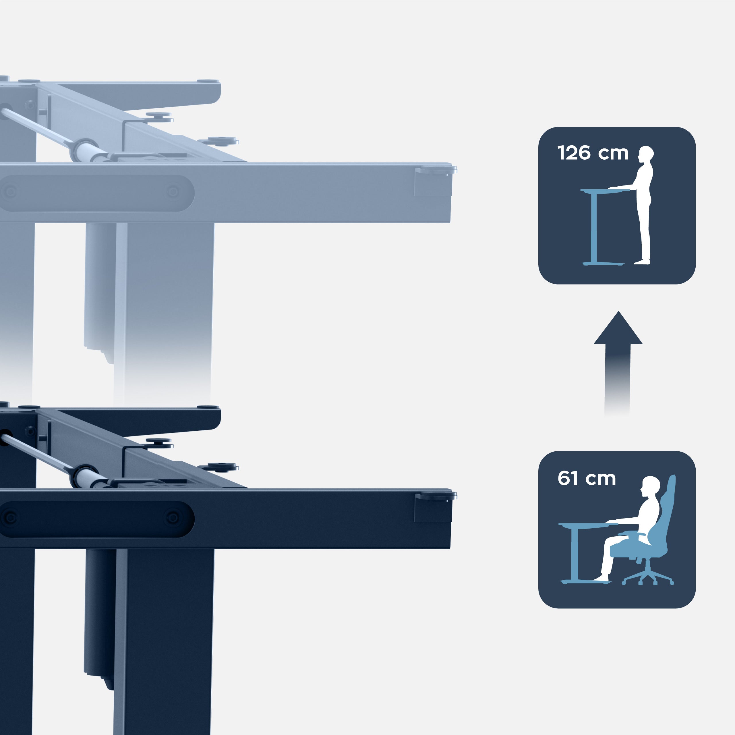 Mark Adler Xeno 7.6 Elektrischer Schreibtischrahmen mit zwei Motoren
