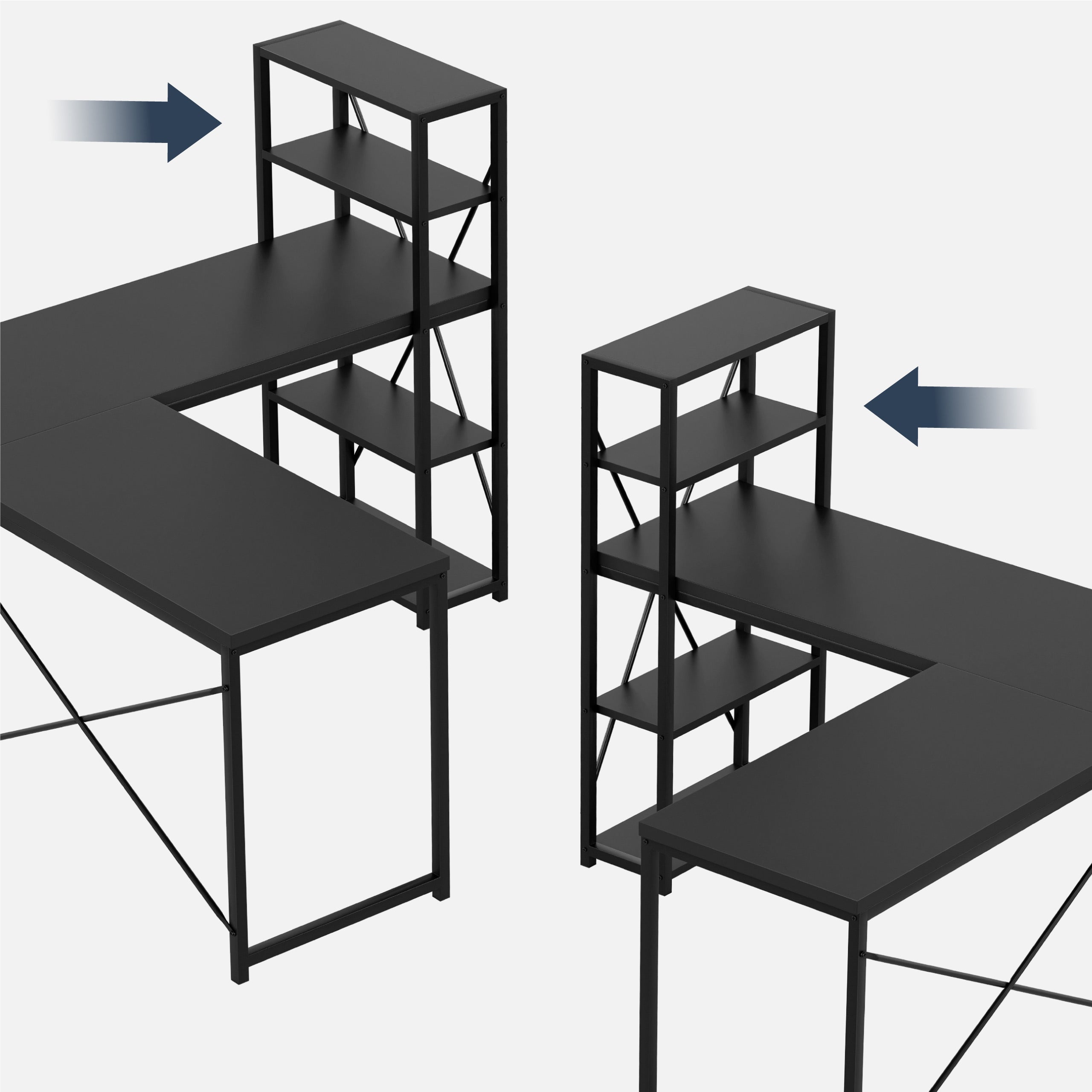Mark Adler Leader 5.9 Eckschreibtisch Schwarz