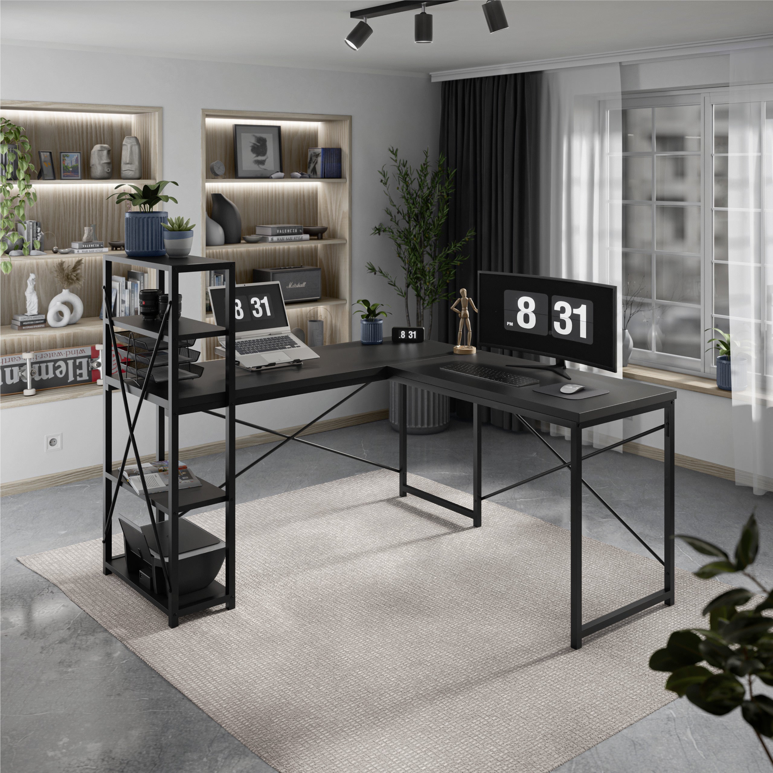 Mark Adler Leader 5.9 Eckschreibtisch Schwarz