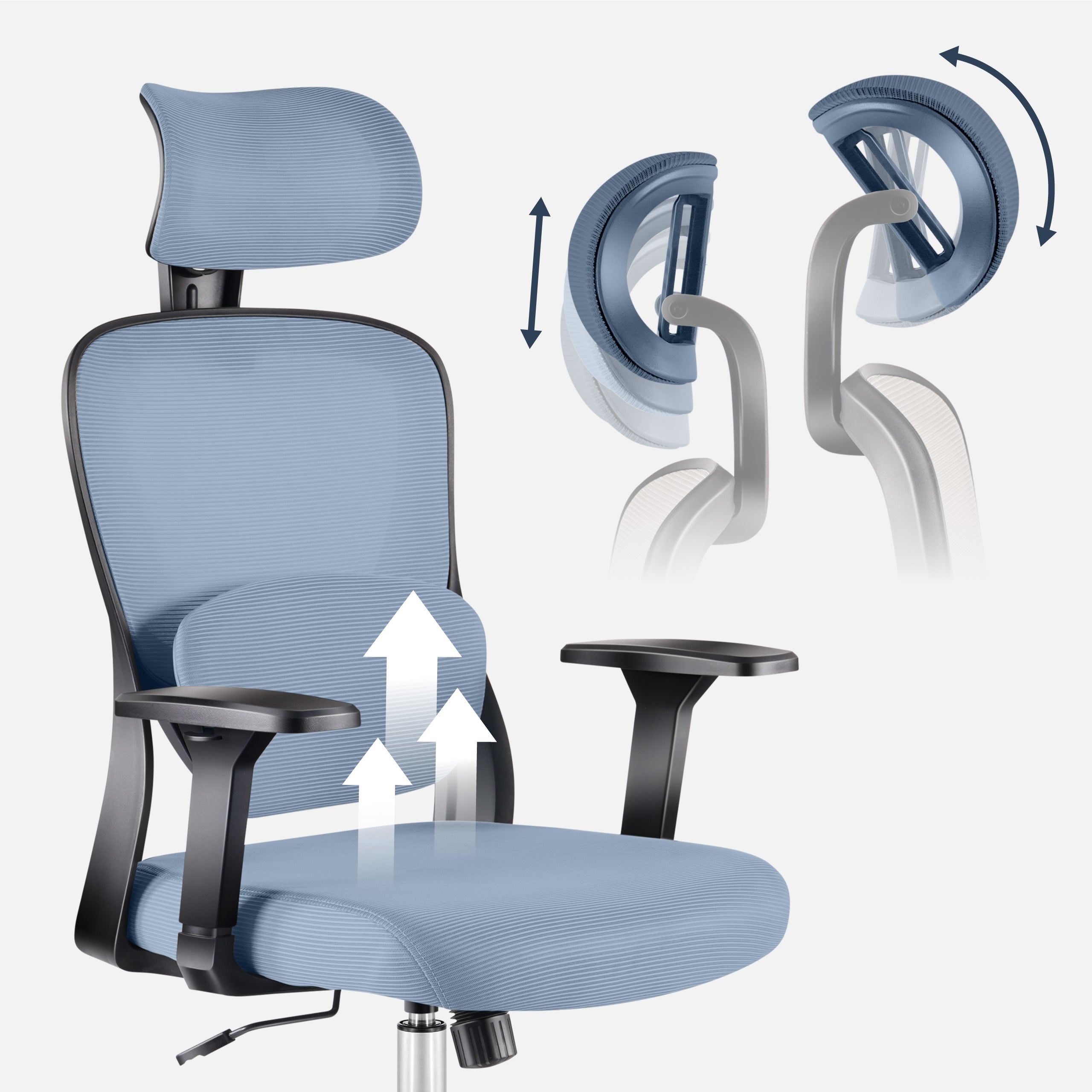 Mark Adler Manager 3.2 Grau ergonomischer Stuhl