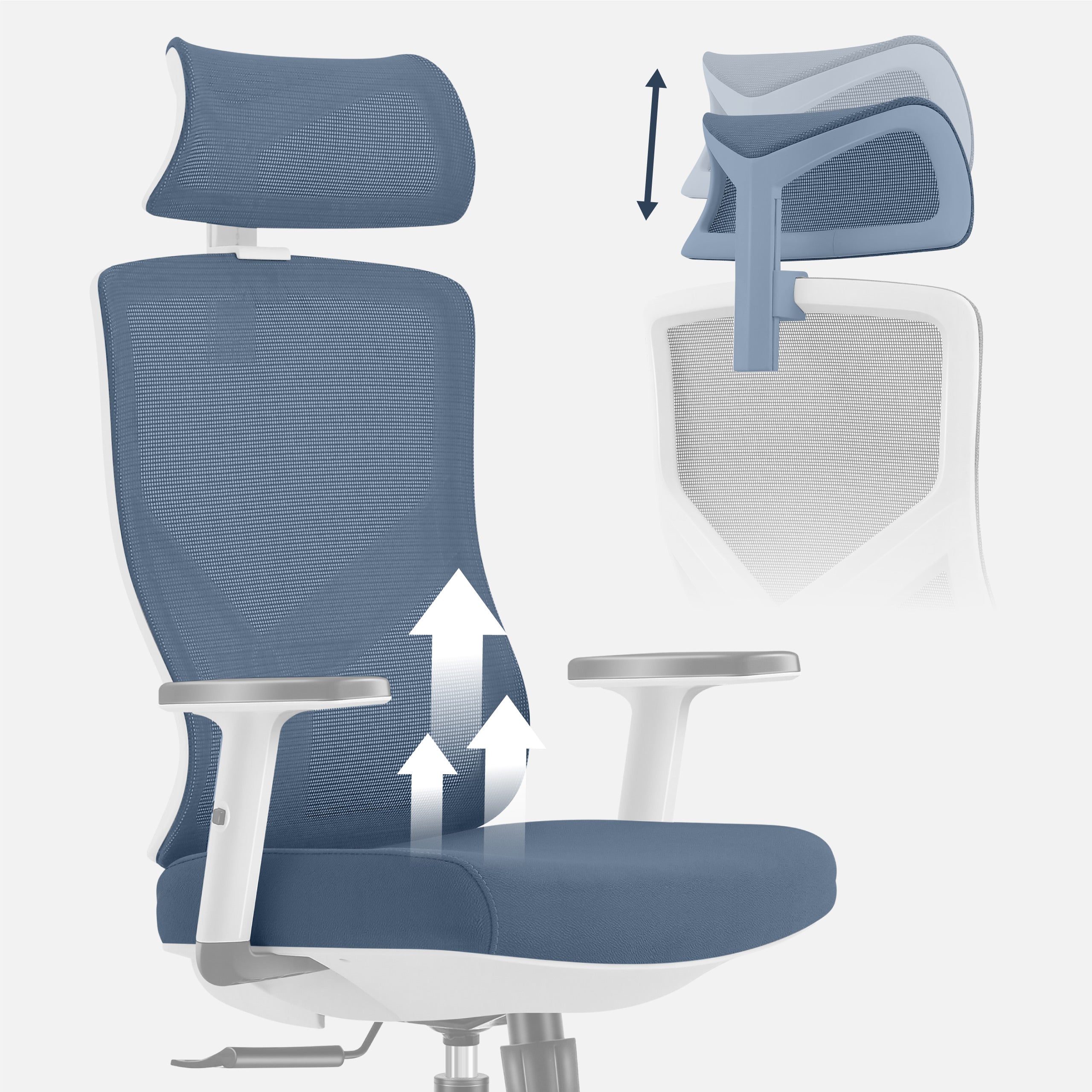 Mark Adler Manager 3.3 Weiß Ergonomischer Bürostuhl