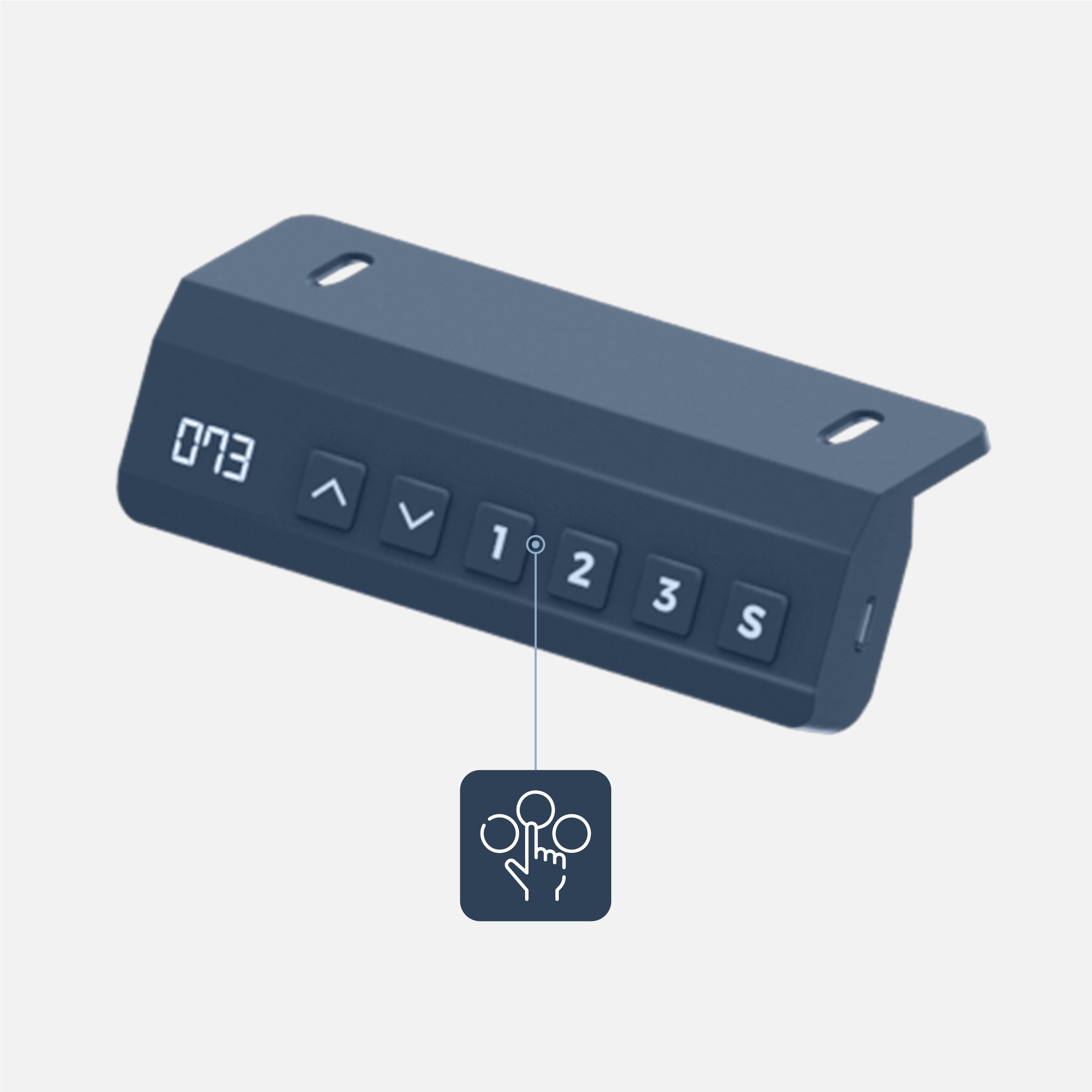 Mark Adler Xeno 4.5 Schwarzer elektrischer Schreibtischrahmen mit zwei Motoren 