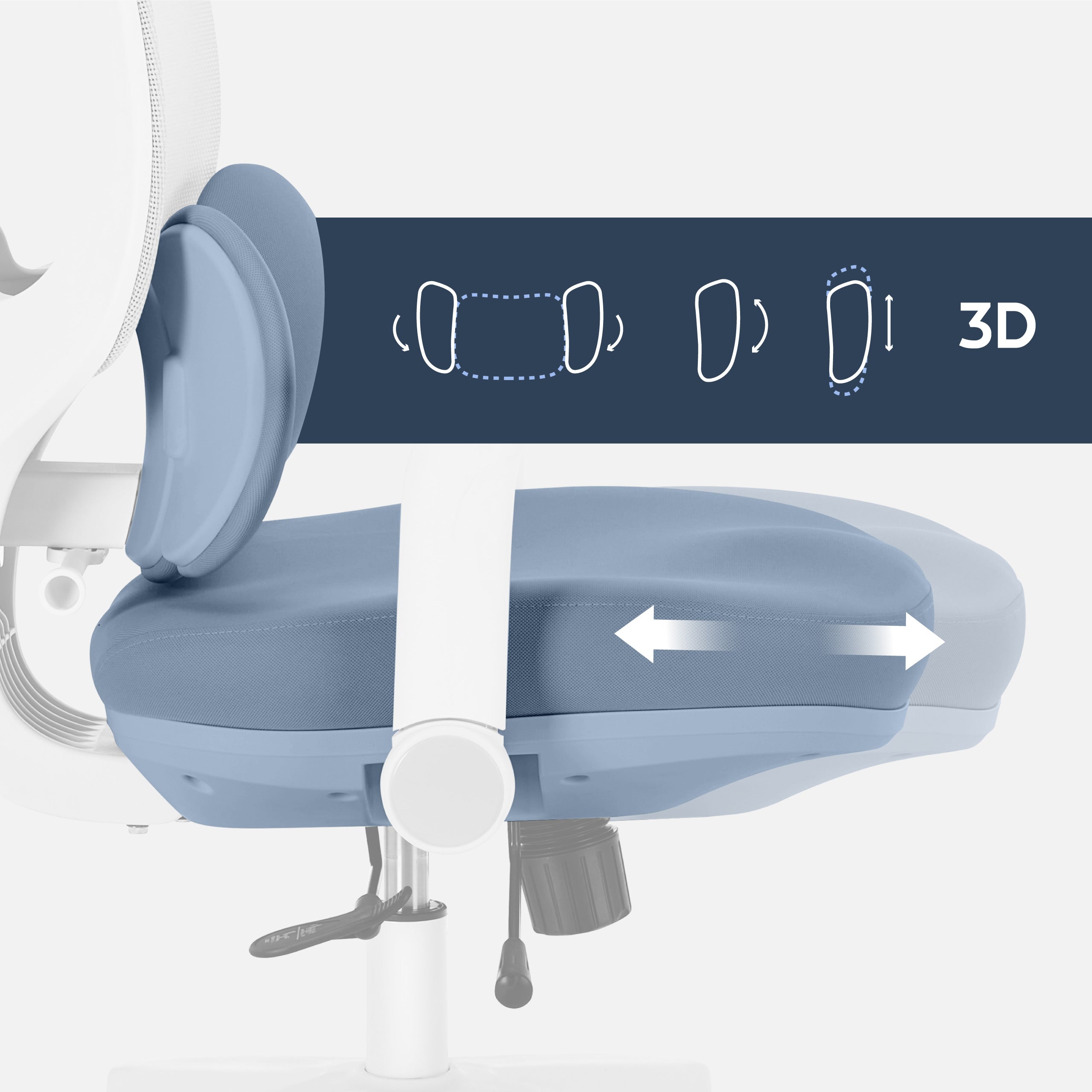 Mark Adler Junior 6.3 Grau ergonomischer Kinderstuhl