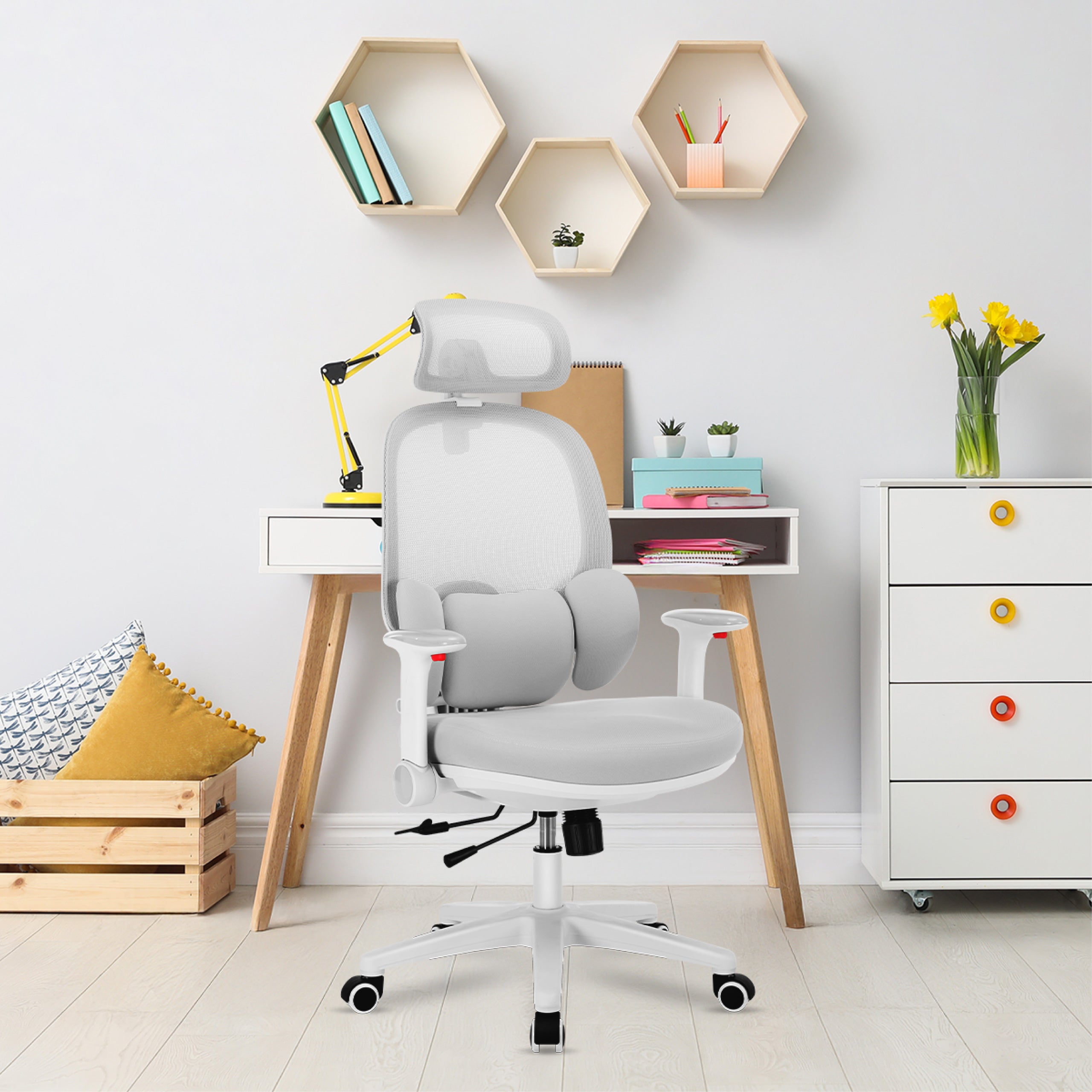 Mark Adler Junior 6.3 Grau ergonomischer Kinderstuhl