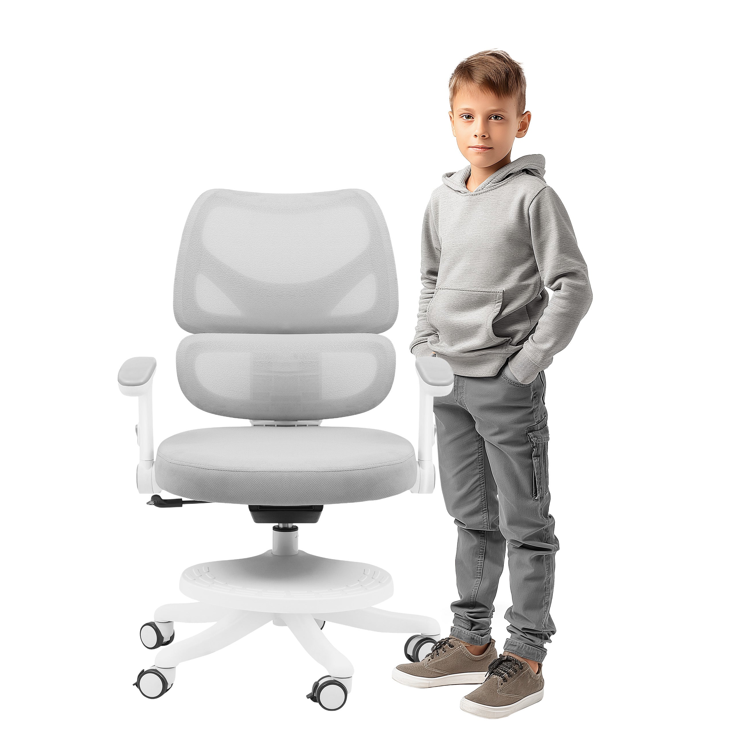 Mark Adler Junior 5.3 Drehstuhl Grau für Kinder