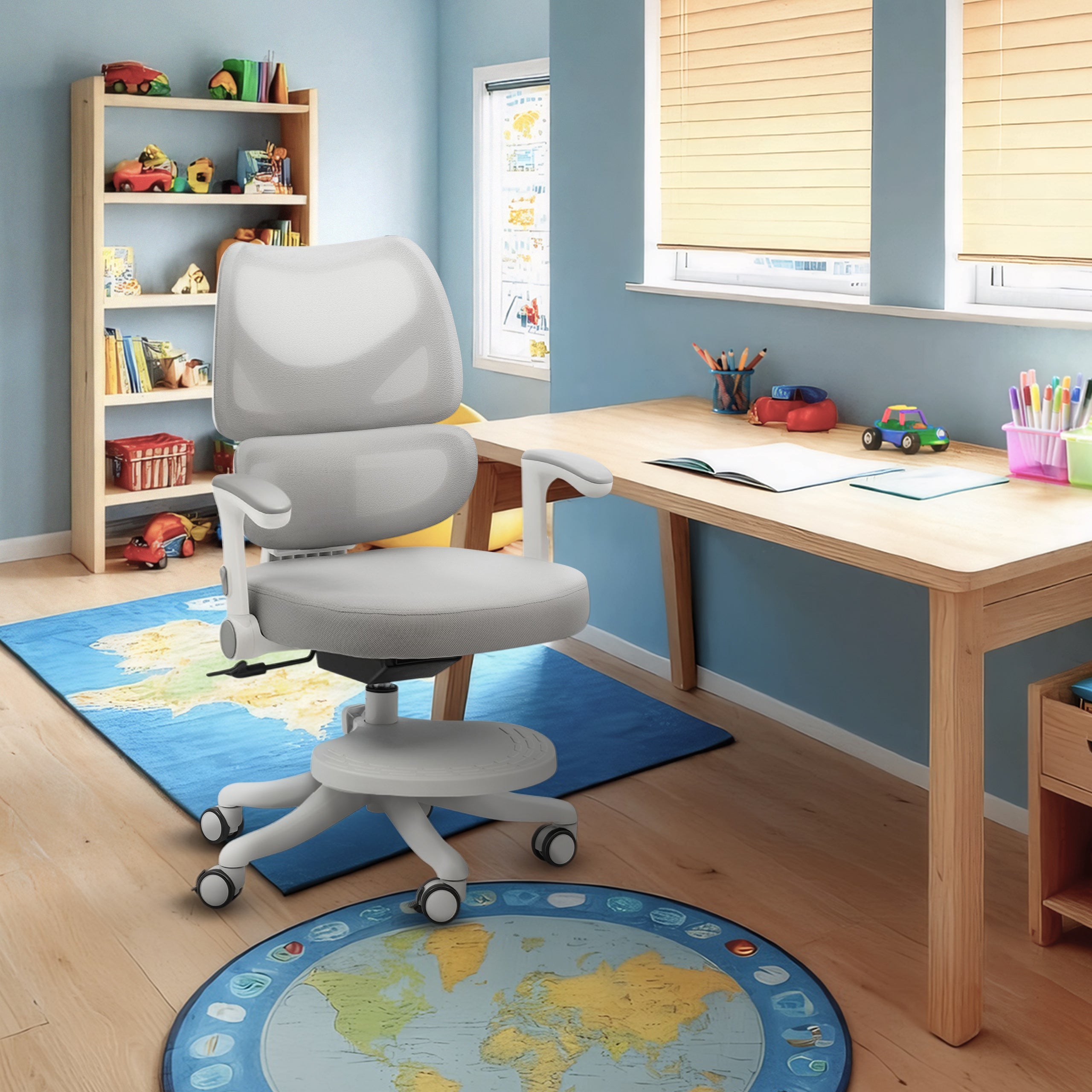 Mark Adler Junior 5.3 Drehstuhl Grau für Kinder